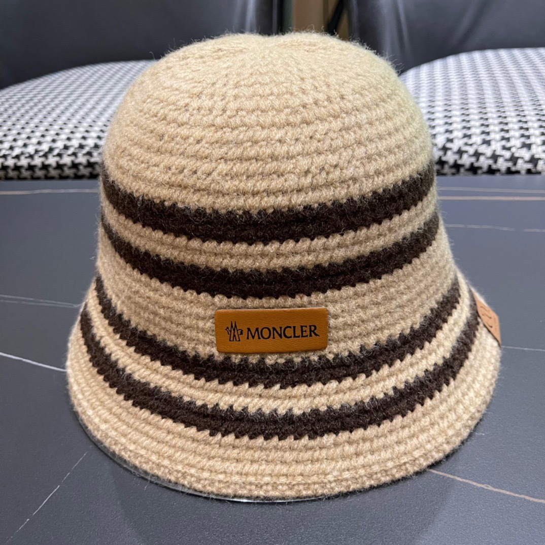 [TOP] Moncler Striped Fisherman's Hat - 3 Colour