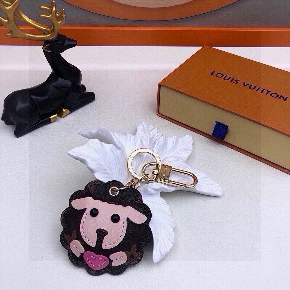 [TOP] Louis Vuitton LV Zodiac Sheep Key Chain - 4 Colour