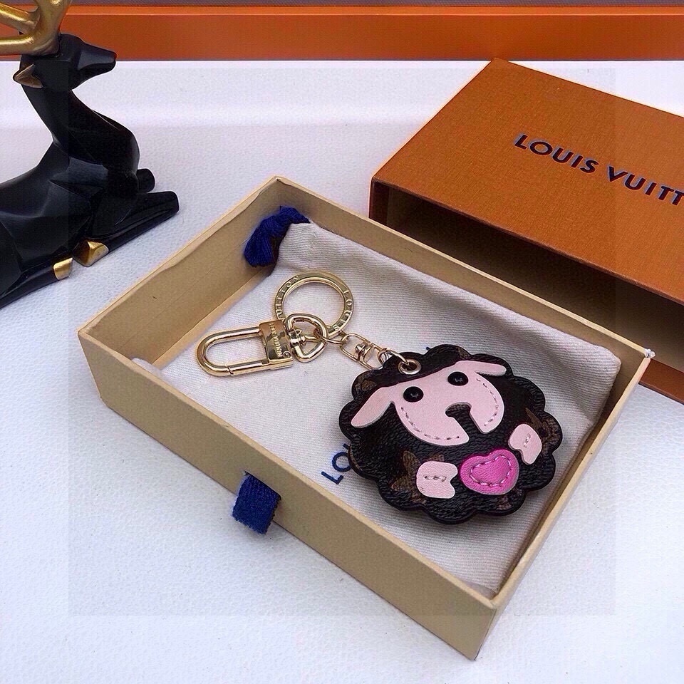 [TOP] Louis Vuitton LV Zodiac Sheep Key Chain - 4 Colour