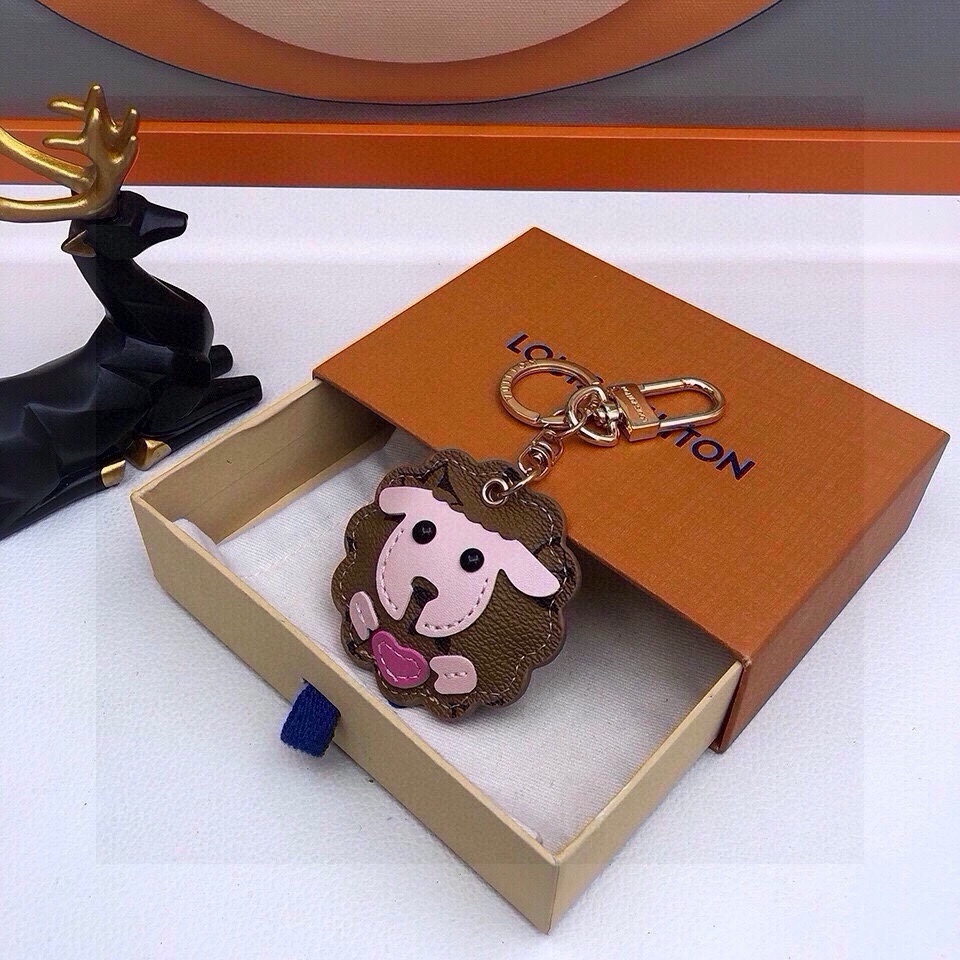 [TOP] Louis Vuitton LV Zodiac Sheep Key Chain - 4 Colour