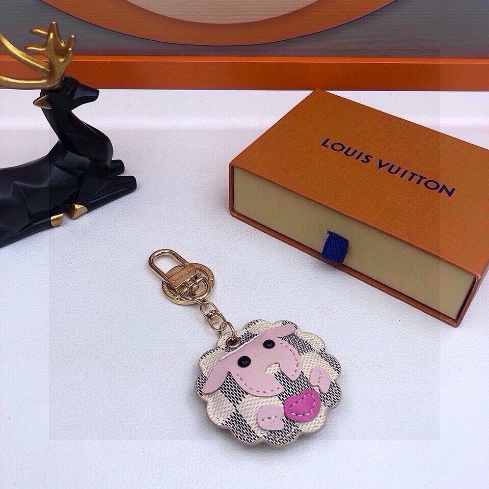 [TOP] Louis Vuitton LV Zodiac Sheep Key Chain - 4 Colour