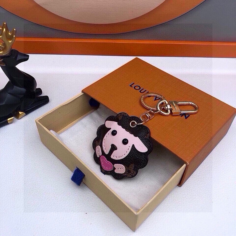 [TOP] Louis Vuitton LV Zodiac Sheep Key Chain - 4 Colour