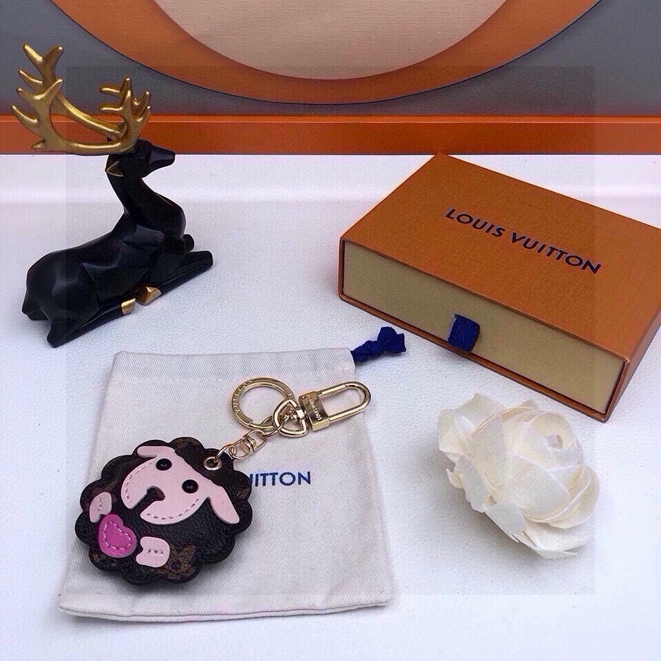[TOP] Louis Vuitton LV Zodiac Sheep Key Chain - 4 Colour