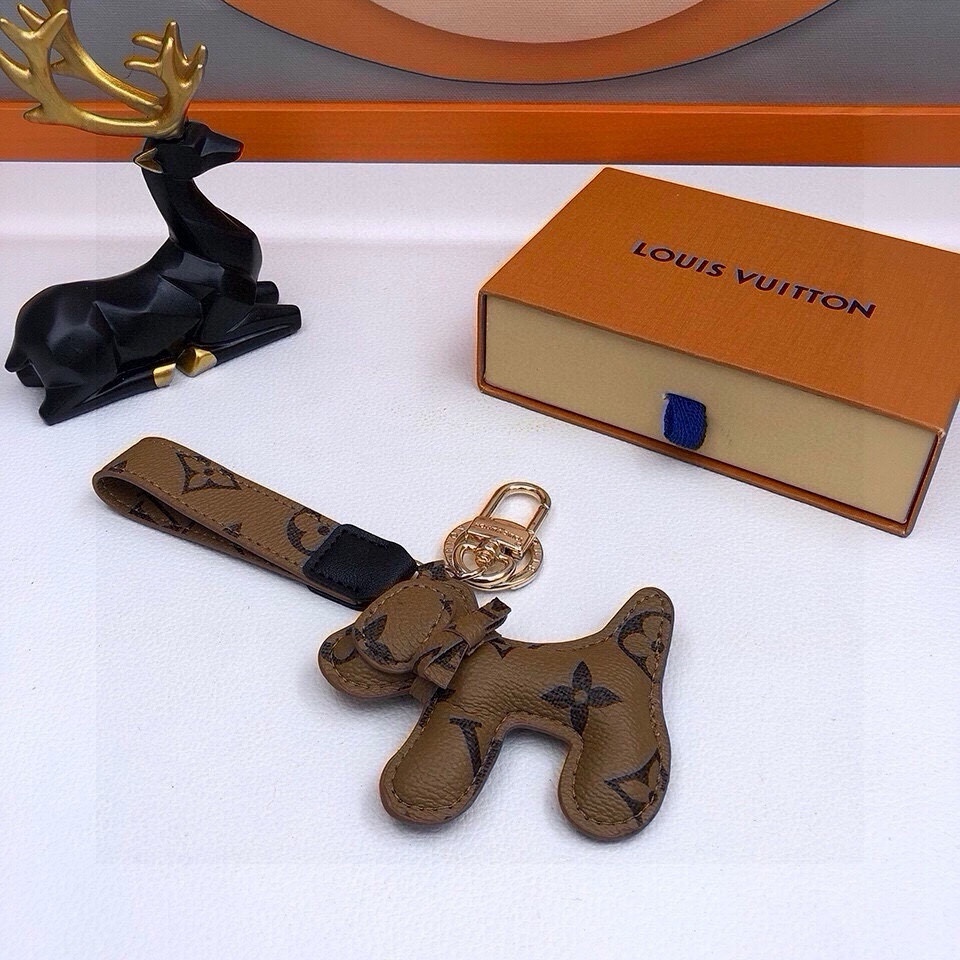 [TOP] Louis Vuitton LV Schnauzer Keychain -3 Colors