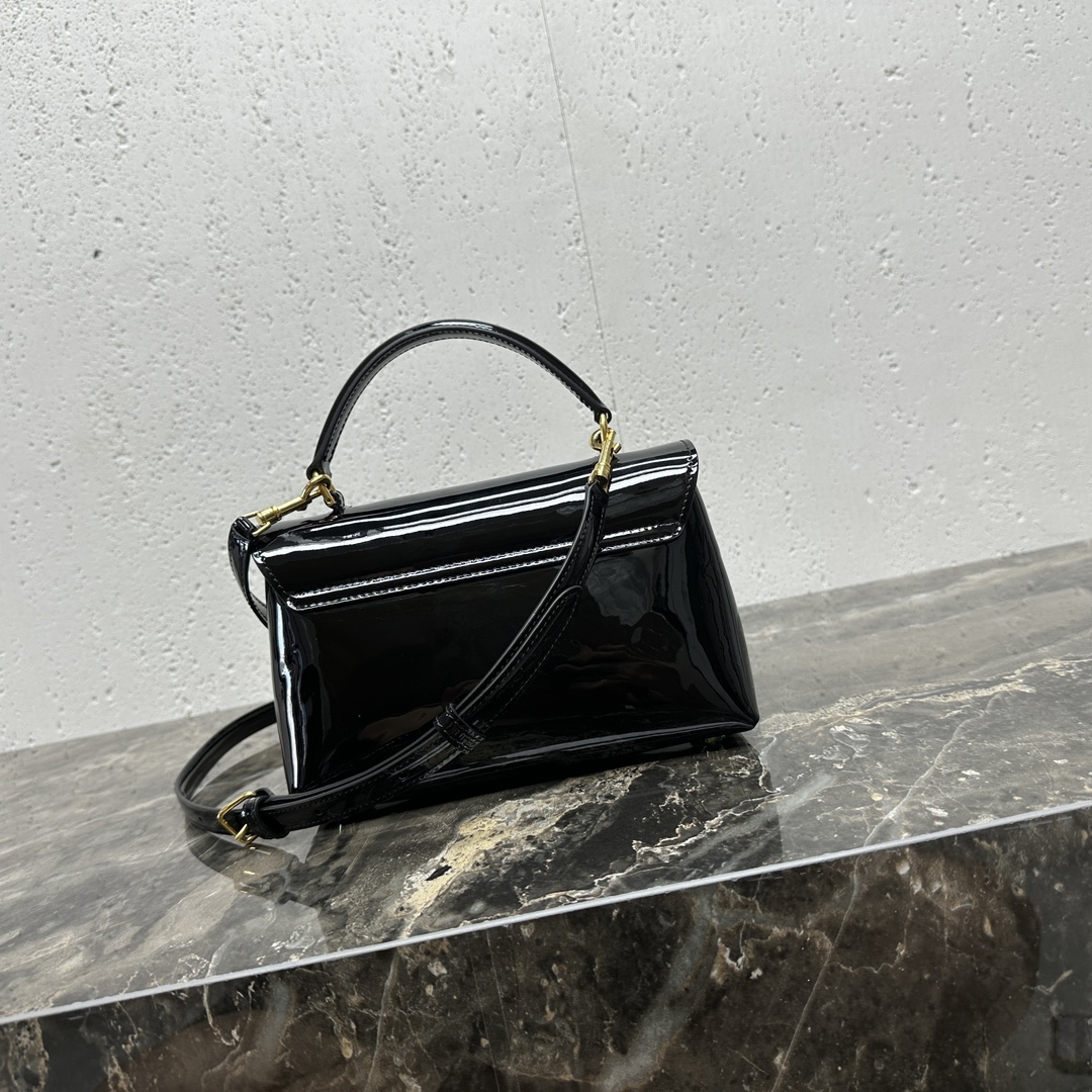 [TOP] CELINE Triomphe Bag Patent Leather 20.5x13 x8cm - 2 Colour