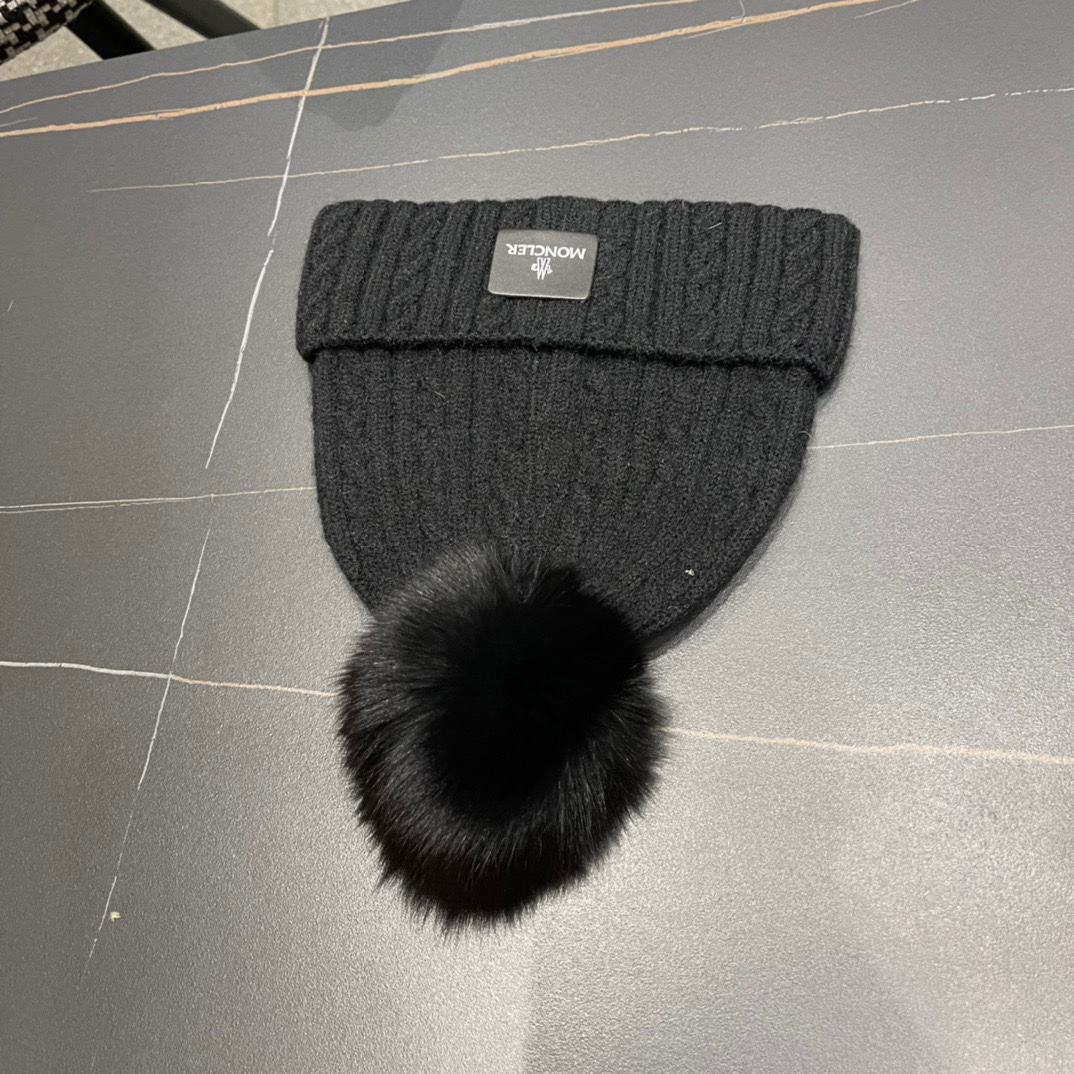 [TOP] Moncler Knitted Woolen Hat - 4 Colour