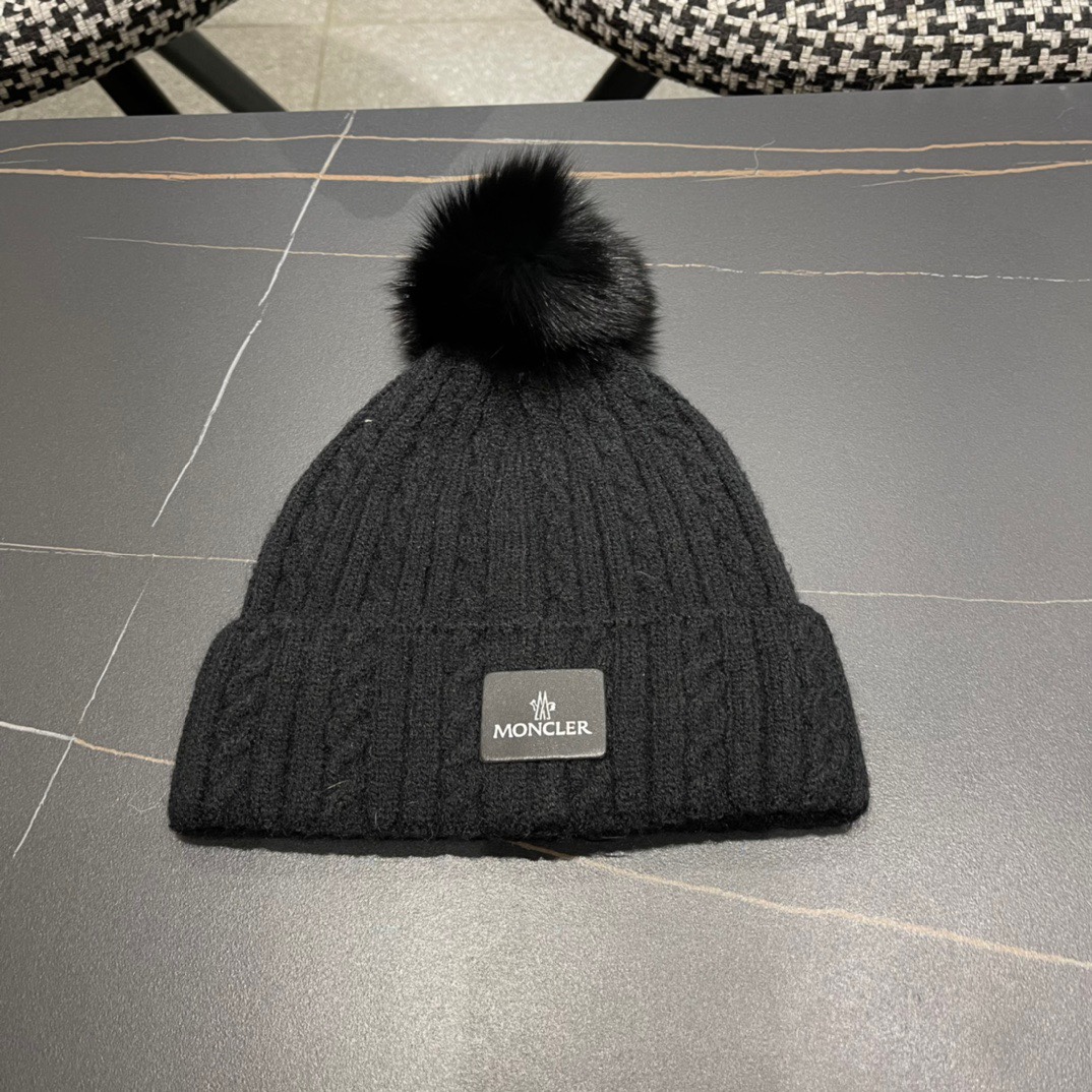 [TOP] Moncler Knitted Woolen Hat - 4 Colour