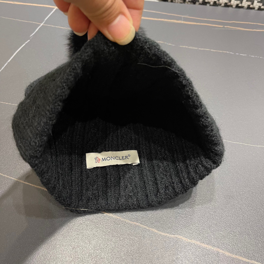 [TOP] Moncler Knitted Woolen Hat - 4 Colour