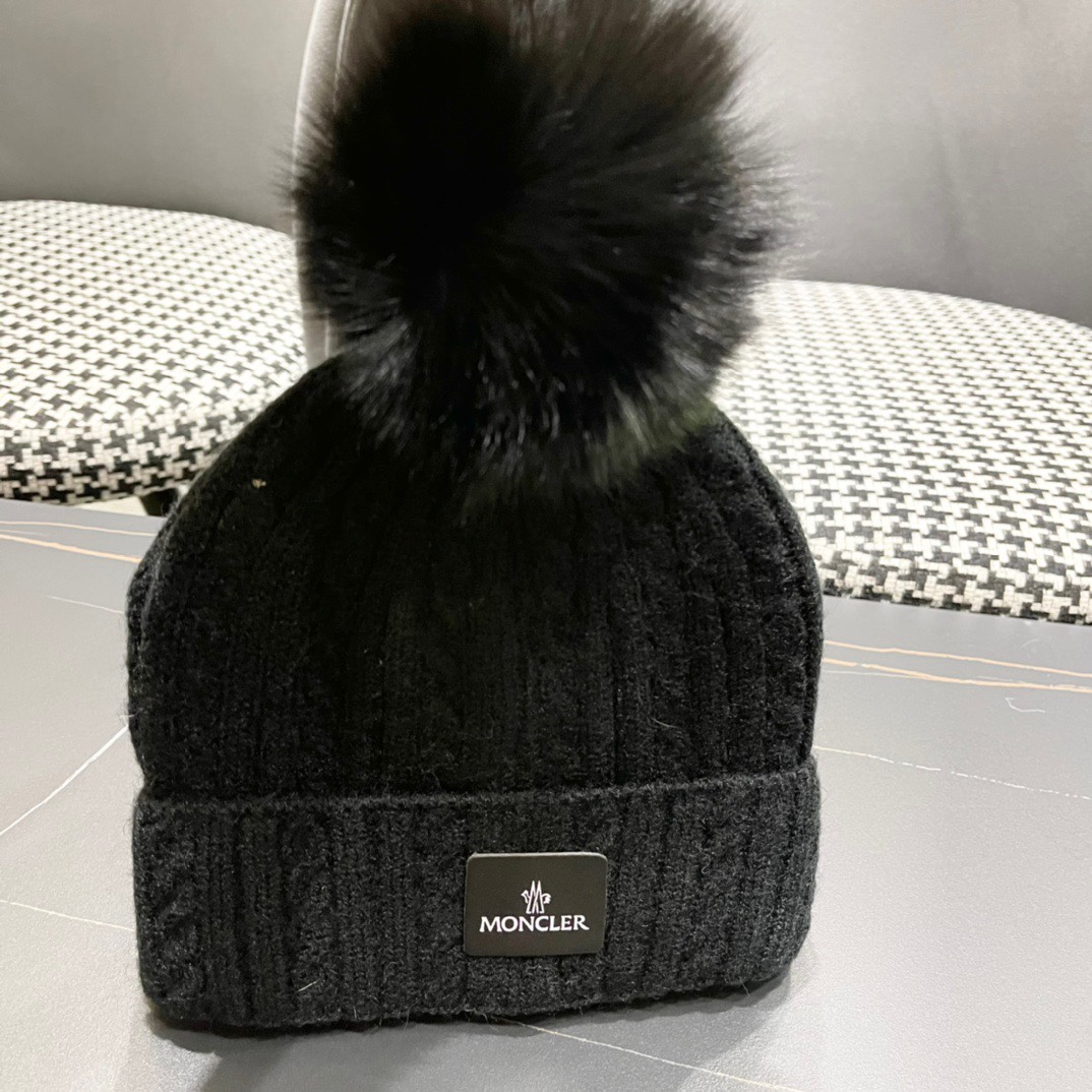 [TOP] Moncler Knitted Woolen Hat - 4 Colour