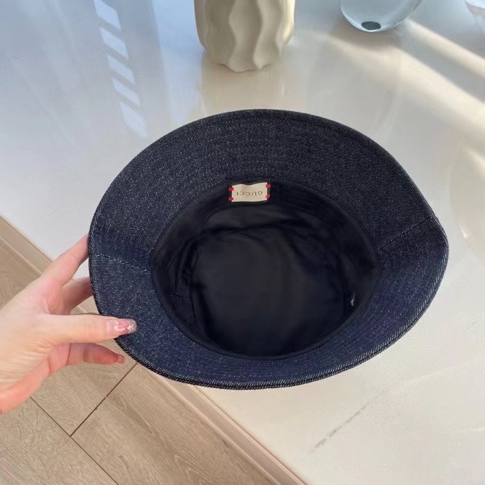 [TOP] GUCCI Cowboy Fisherman Hat - Denim Blue