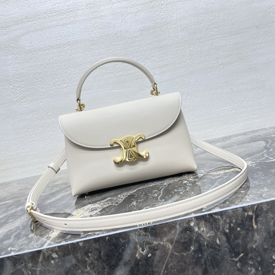 [TOP] CELINE Triomphe Bag cowhide Bag 20.5x13 x8cm - 5 Colour