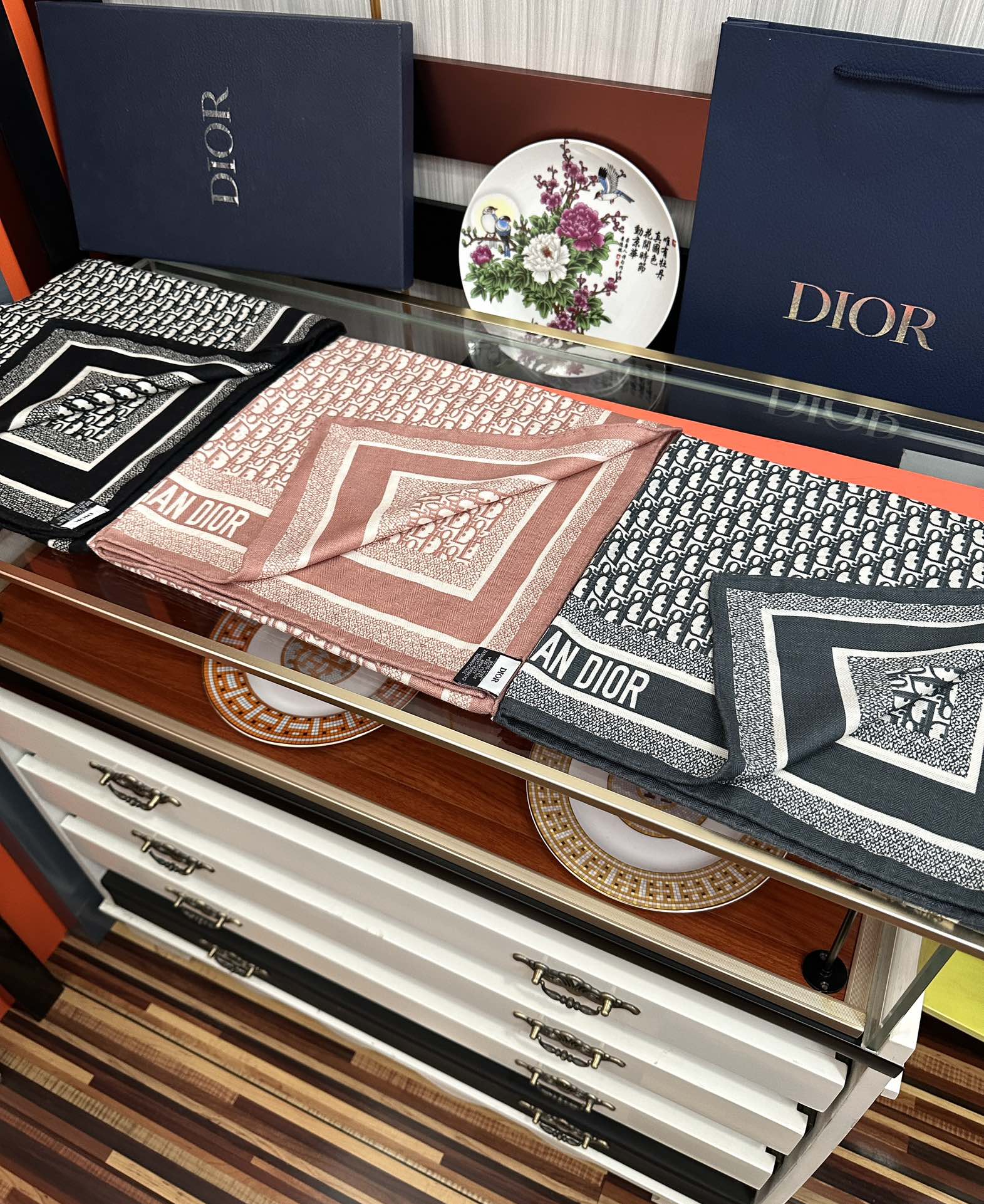 [TOP] Christian Dior  Scarf 65x185cm - 3 Colors