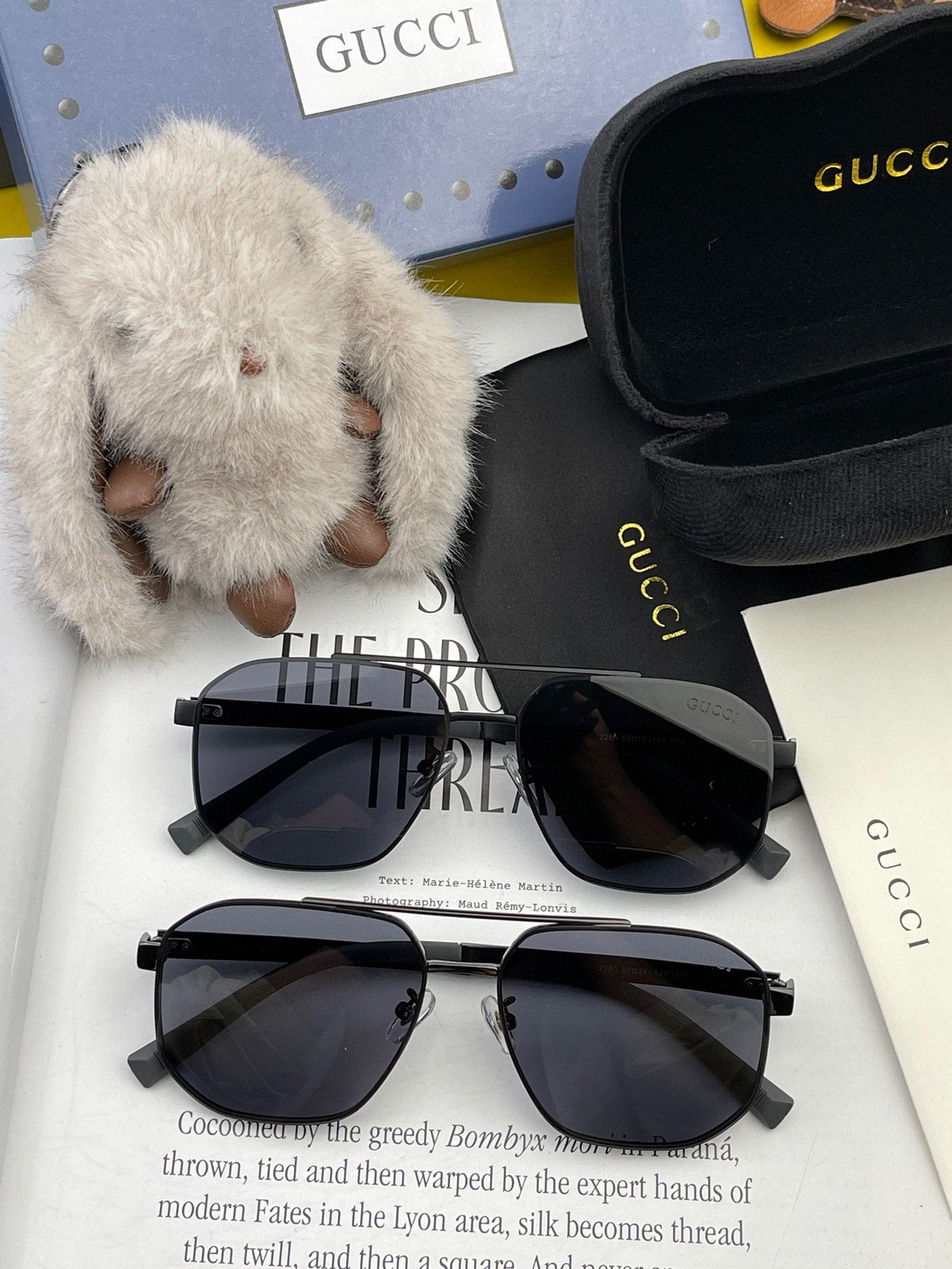 [TOP] GUCCI Men And Women Polygonal Sunglasses - 2 Colors