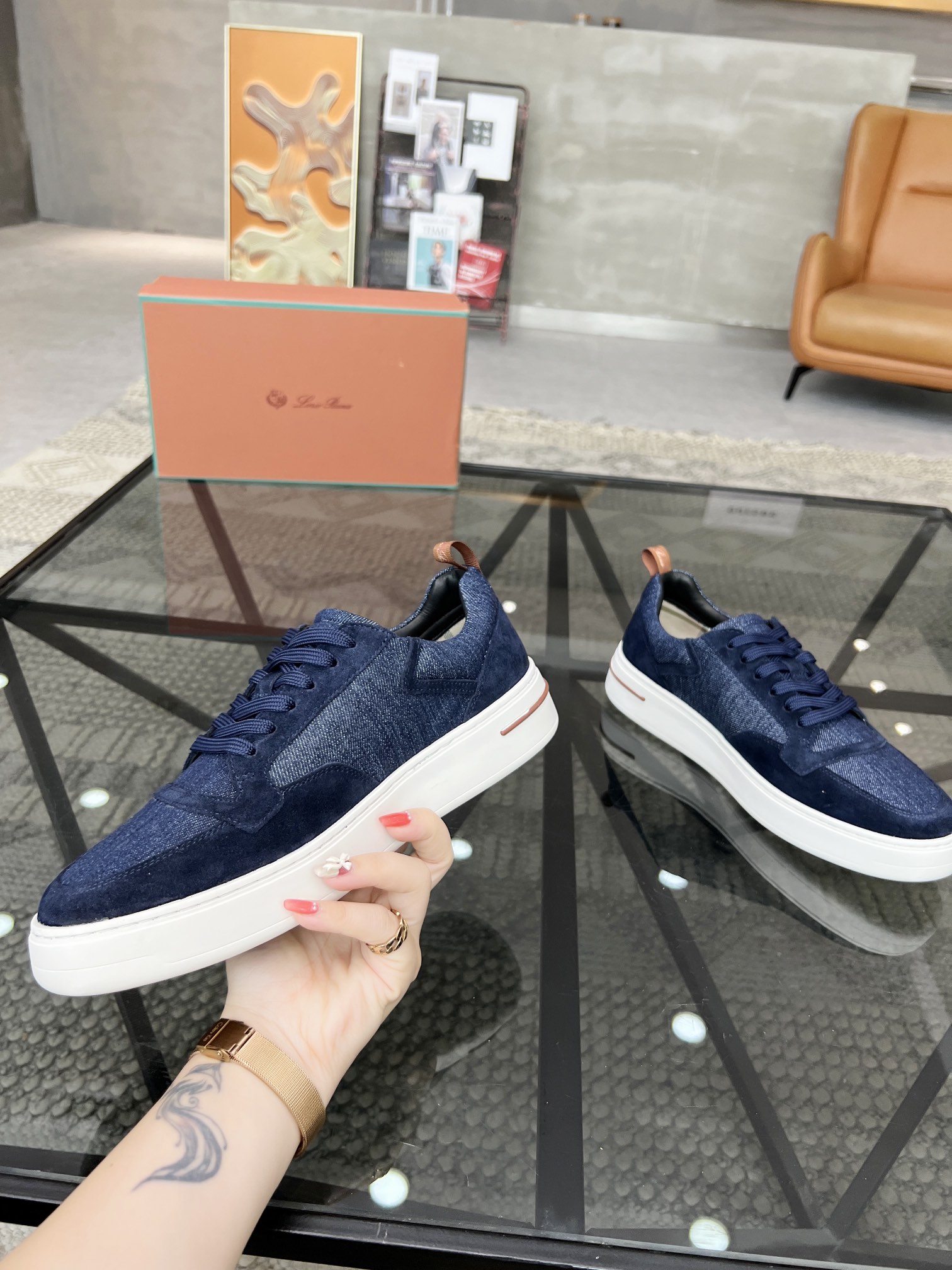 [TOP] Louis Vuitton LV Men's Shoes - Blue