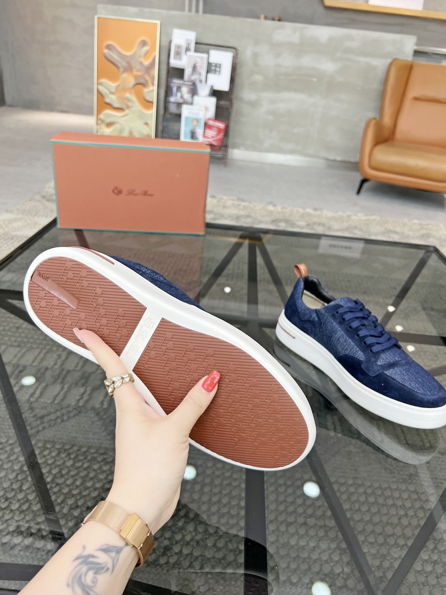 [TOP] Louis Vuitton LV Men's Shoes - Blue
