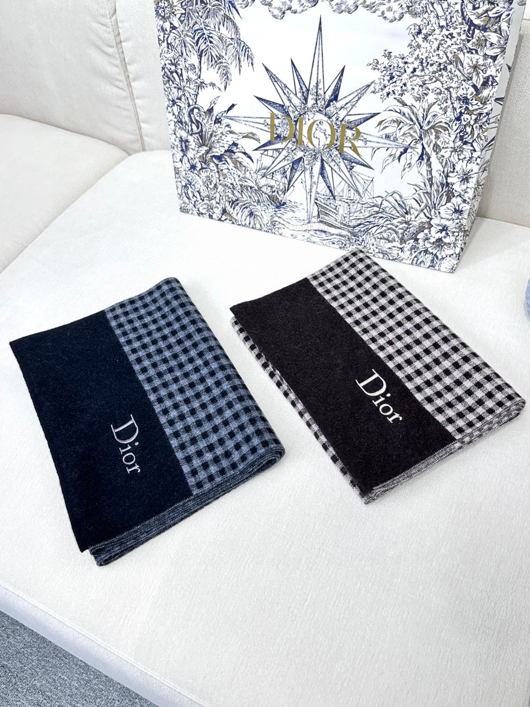 [TOP] Christian Dior Men's Scarf 180*32 cm-2 Colors