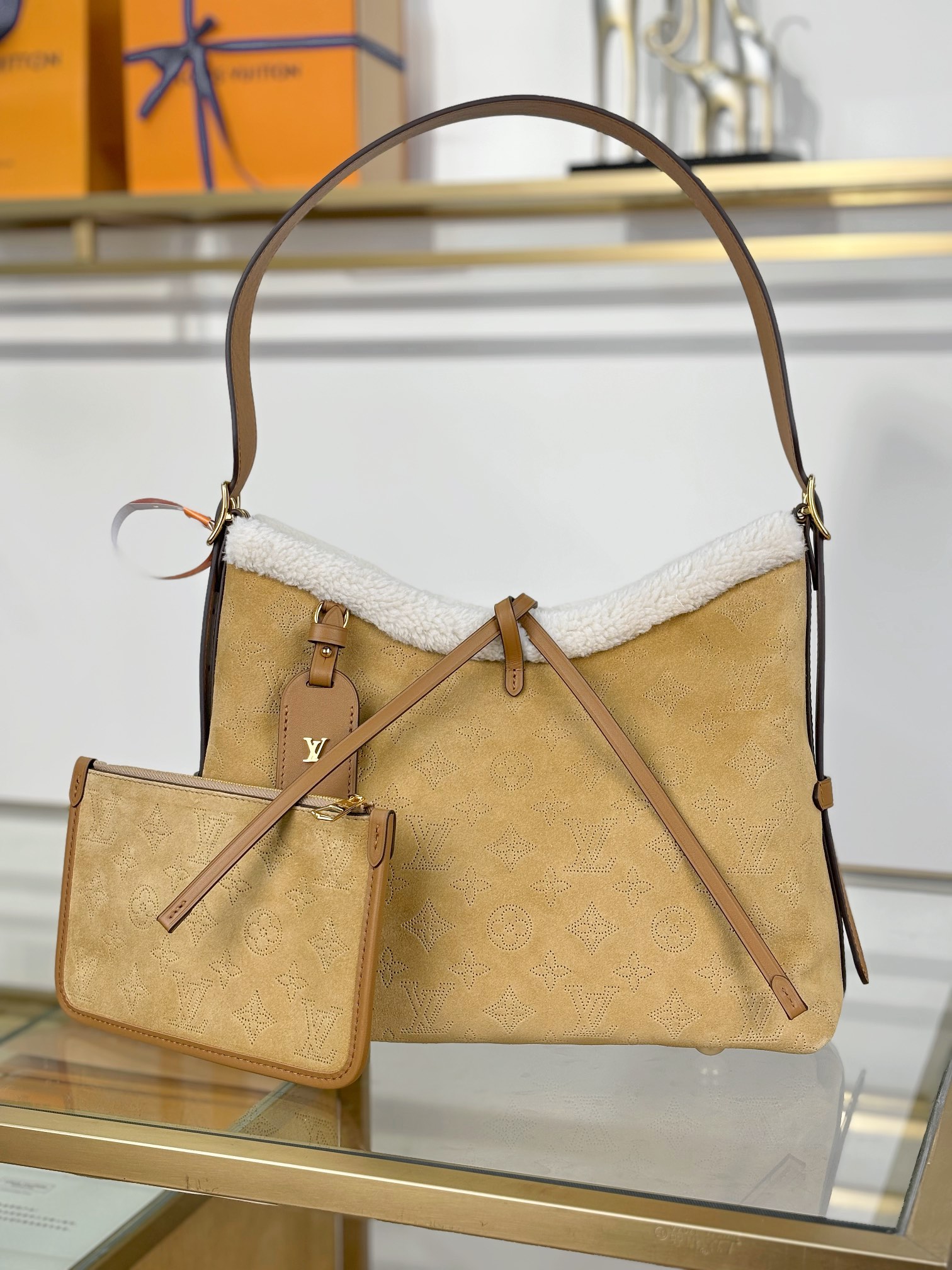 [TOP] Louis Vuitton LV  Carryall  Bag 29x24x12cm - Khaki