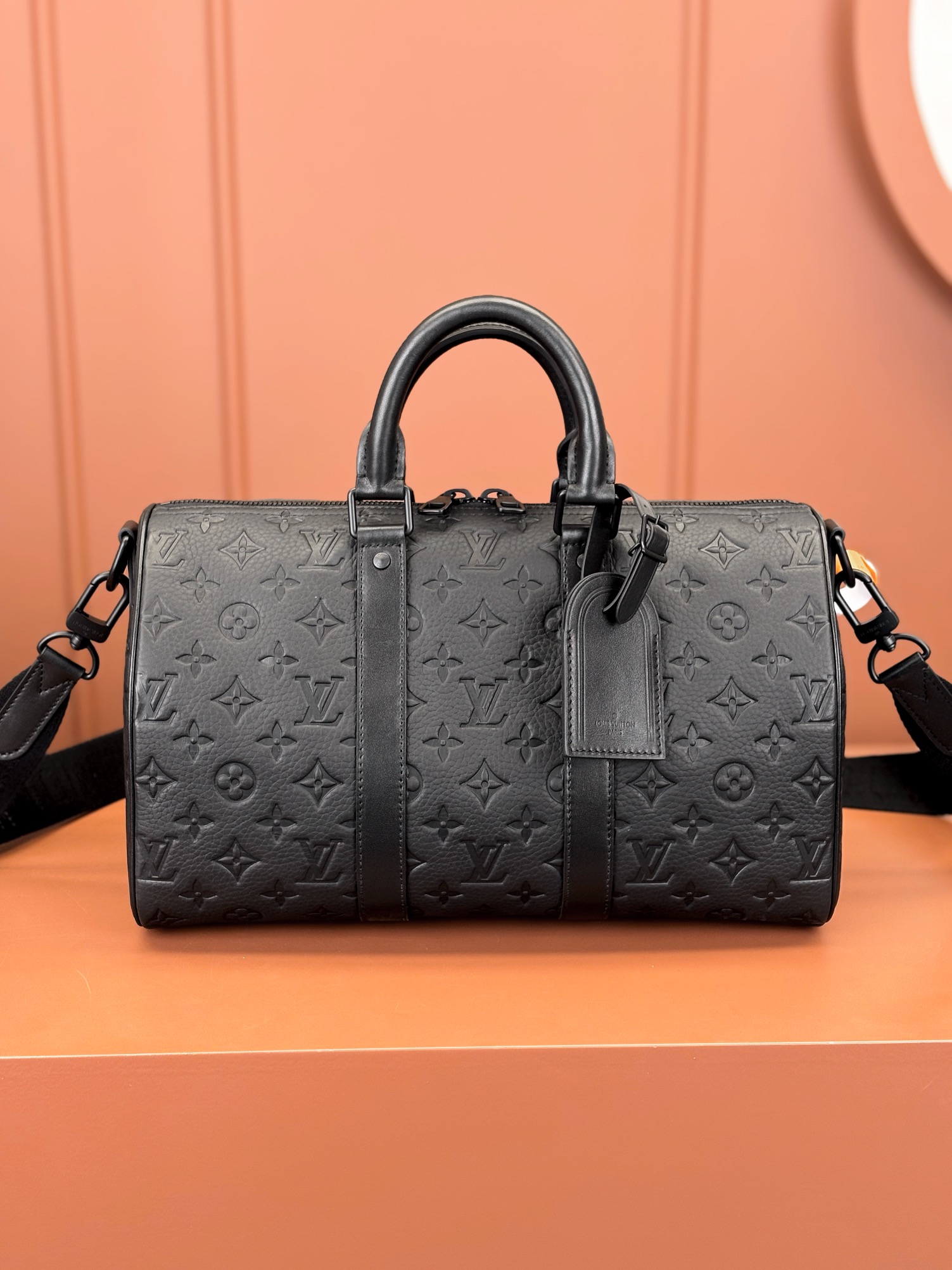 [TOP] Louis Vuitton LV Keepall Bandoulière 35 Travel Bag 34x21x16cm - Black