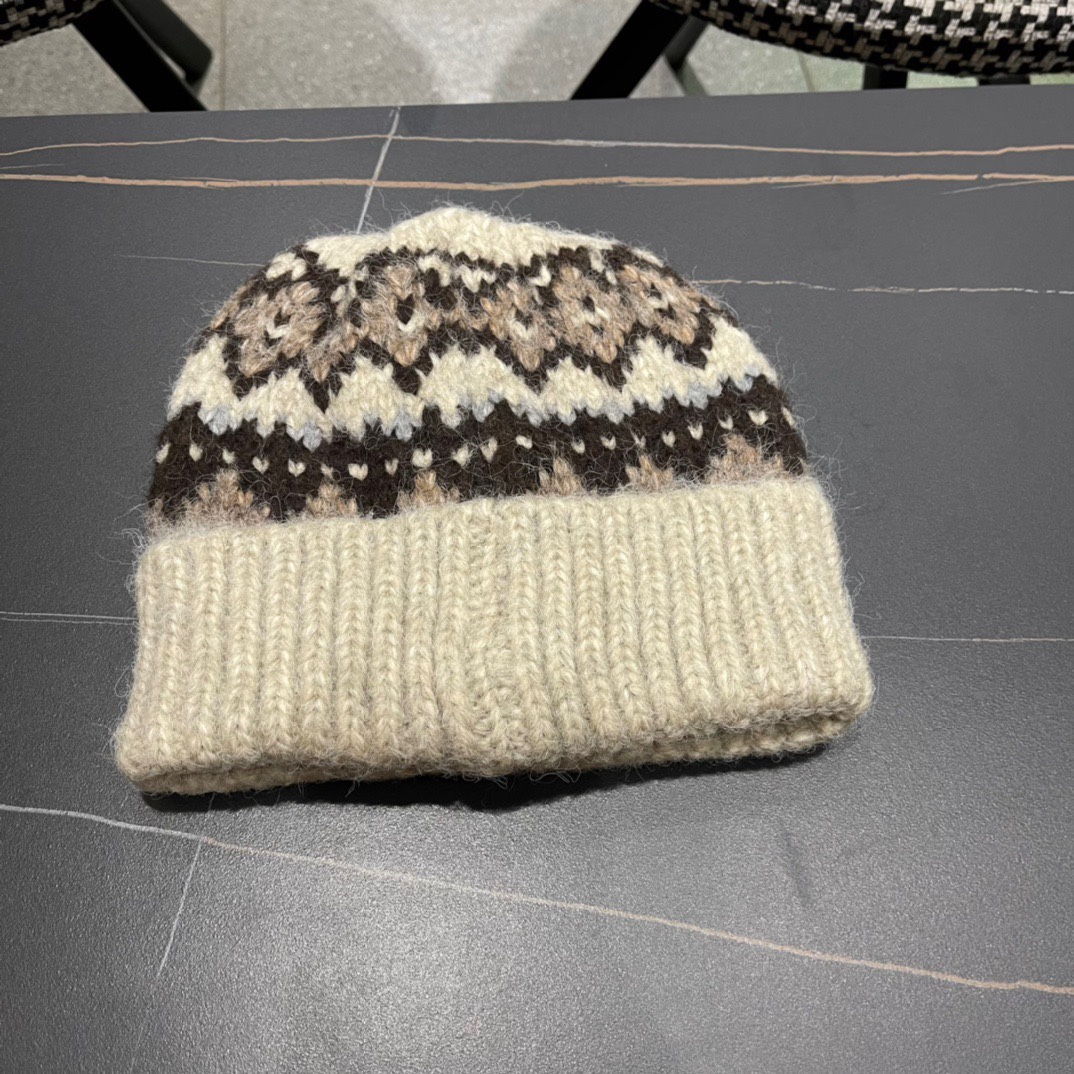 [TOP] CELINE Wool Knitted Hat - 4 Colour
