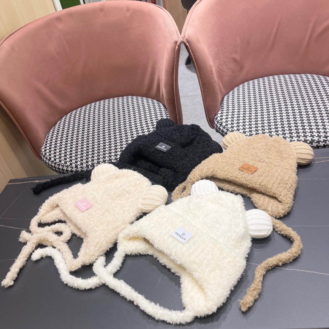[TOP] Moncler Bear Ear Caps - 4 Colour