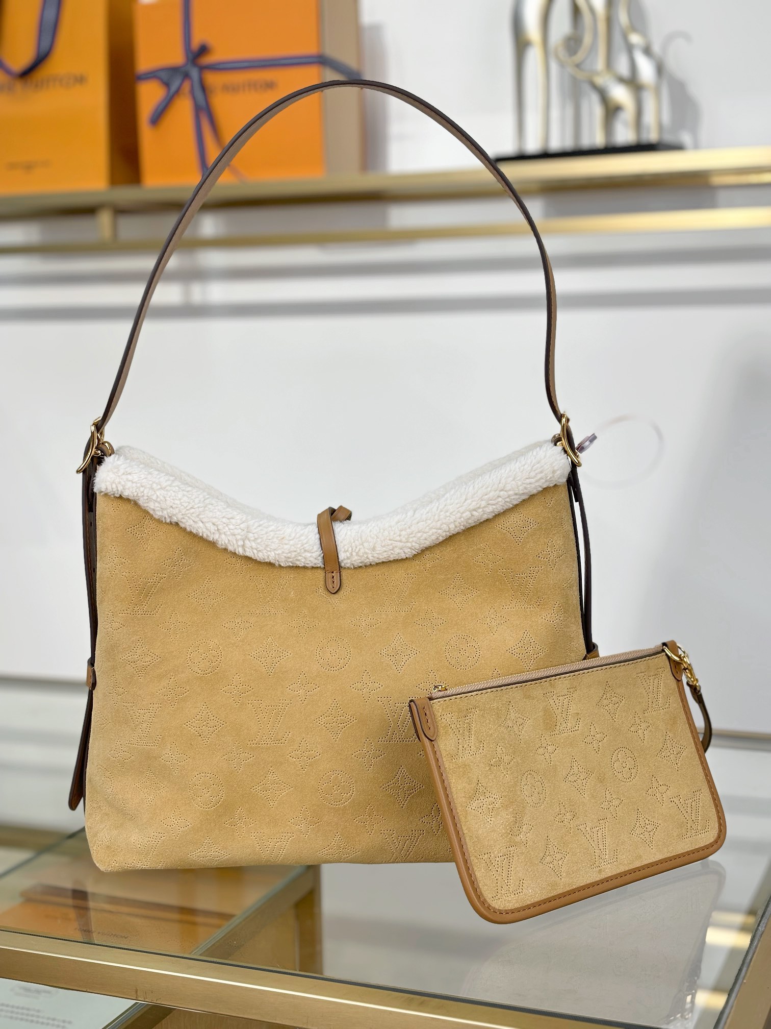 [TOP] Louis Vuitton LV  Carryall  Bag 29x24x12cm - Khaki