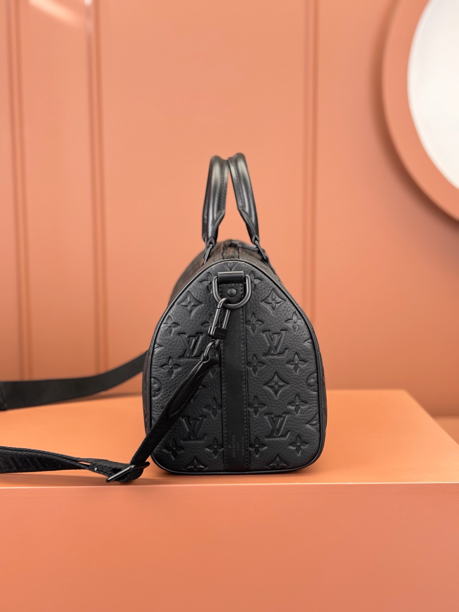 [TOP] Louis Vuitton LV Keepall Bandoulière 35 Travel Bag 34x21x16cm - Black