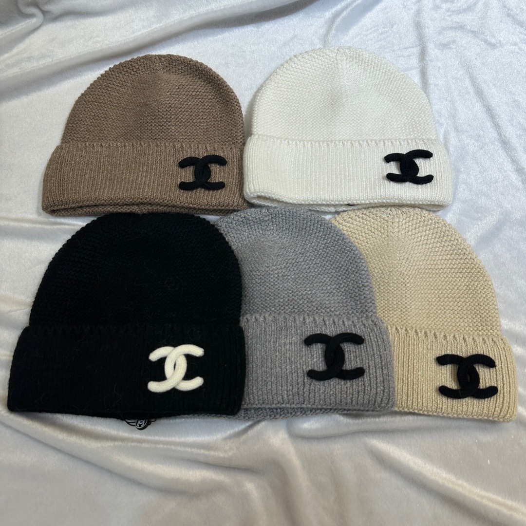 [TOP] CHANEL Knitted Hat - 5 Colour