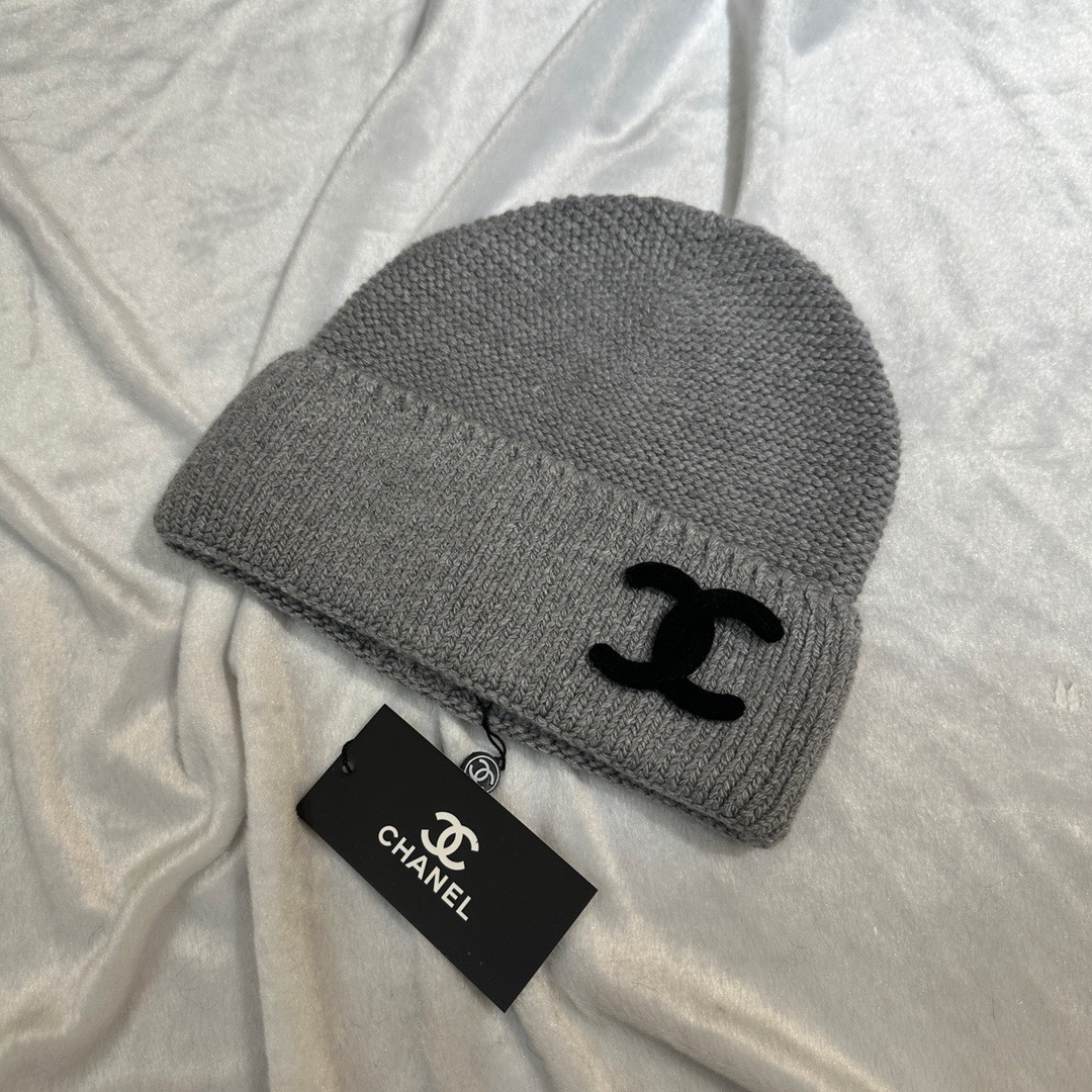 [TOP] CHANEL Knitted Hat - 5 Colour