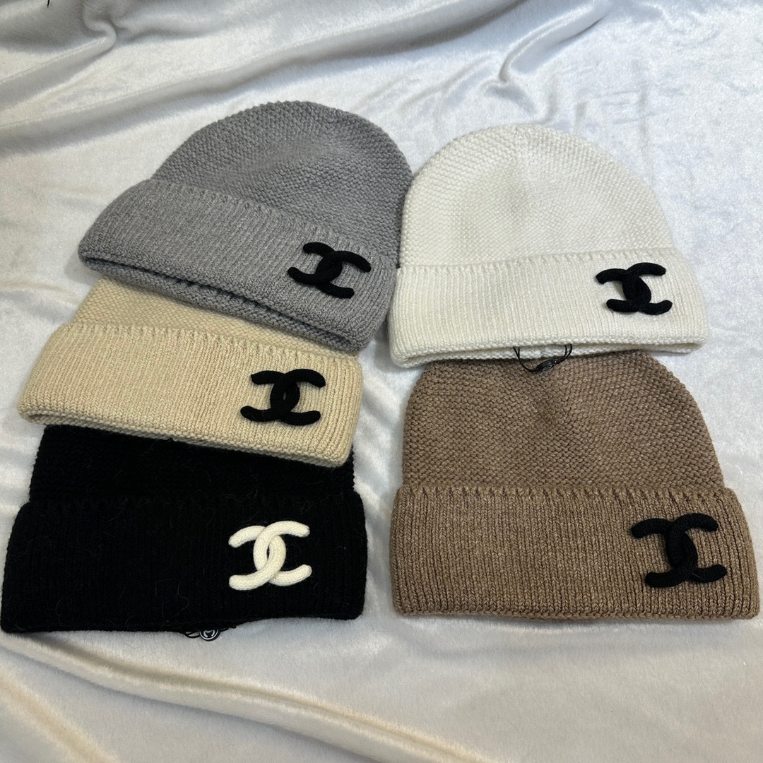 [TOP] CHANEL Knitted Hat - 5 Colour