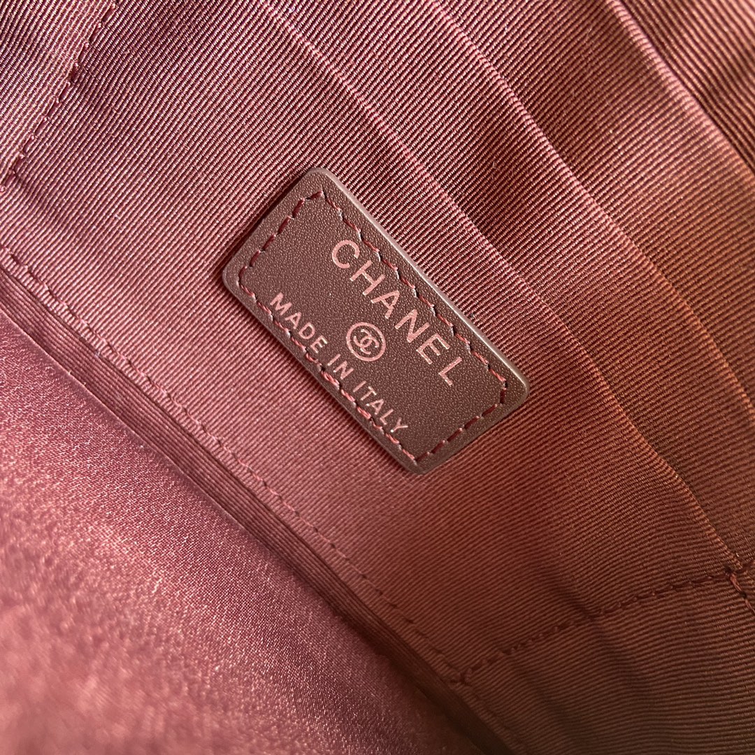 [TOP] CHANEL Wallet Lambskin 19.5×10×2cm - Black & GHW/SHW