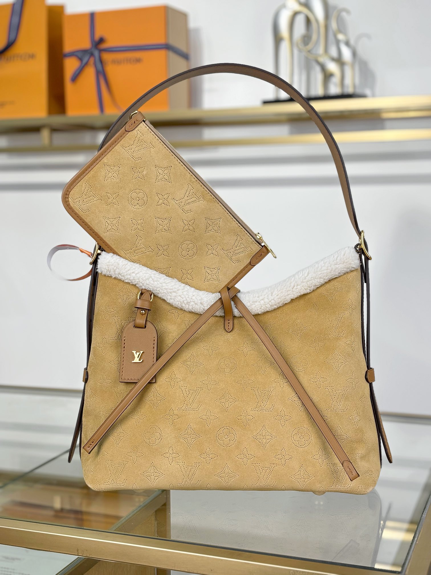 [TOP] Louis Vuitton LV  Carryall  Bag 29x24x12cm - Khaki