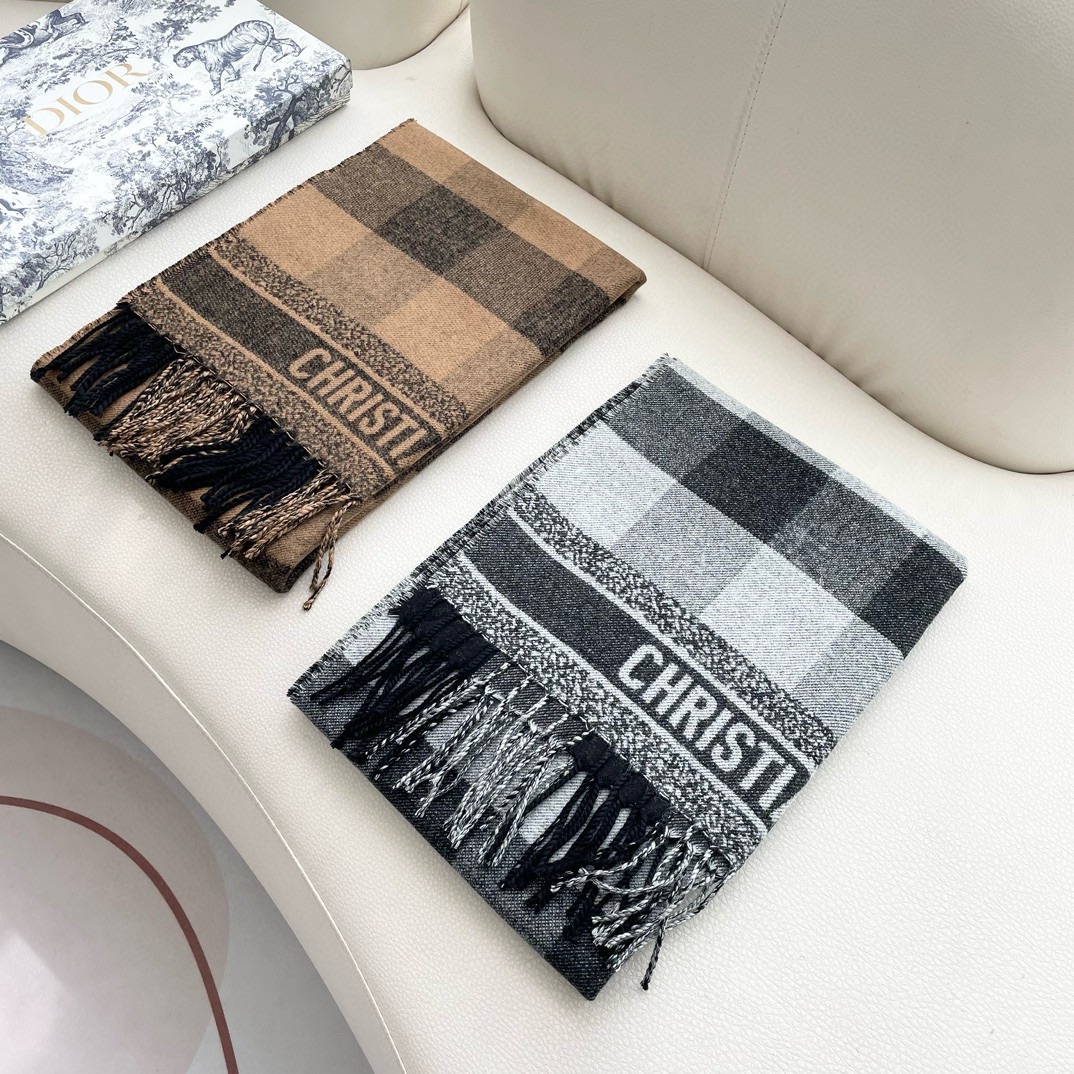[TOP] Christian Dior  Scarf 50*180cm - 2 Colors