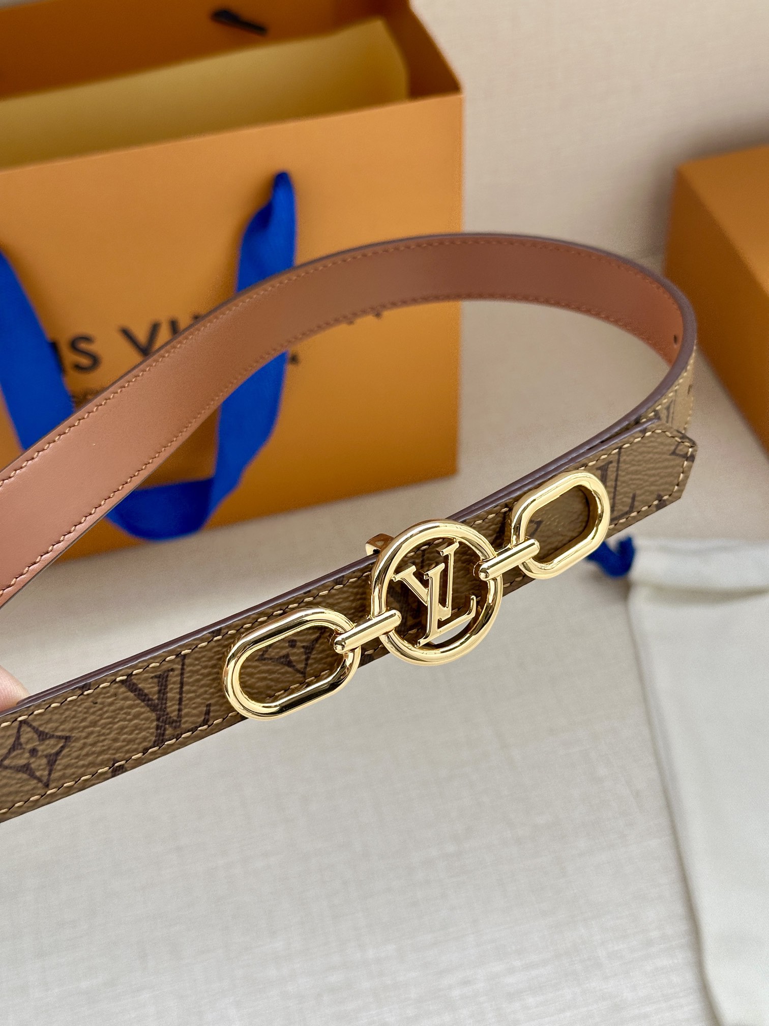 [TOP] Louis Vuitton LV Trio Reversible Belt - 2.0CM