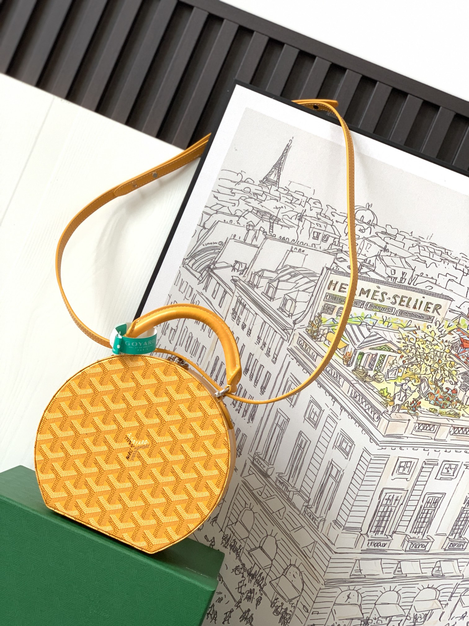 [TOP] Goyard Alto Hatbox Trunk  Bag  16.5  x 7 x 18 cm- 10 Colors