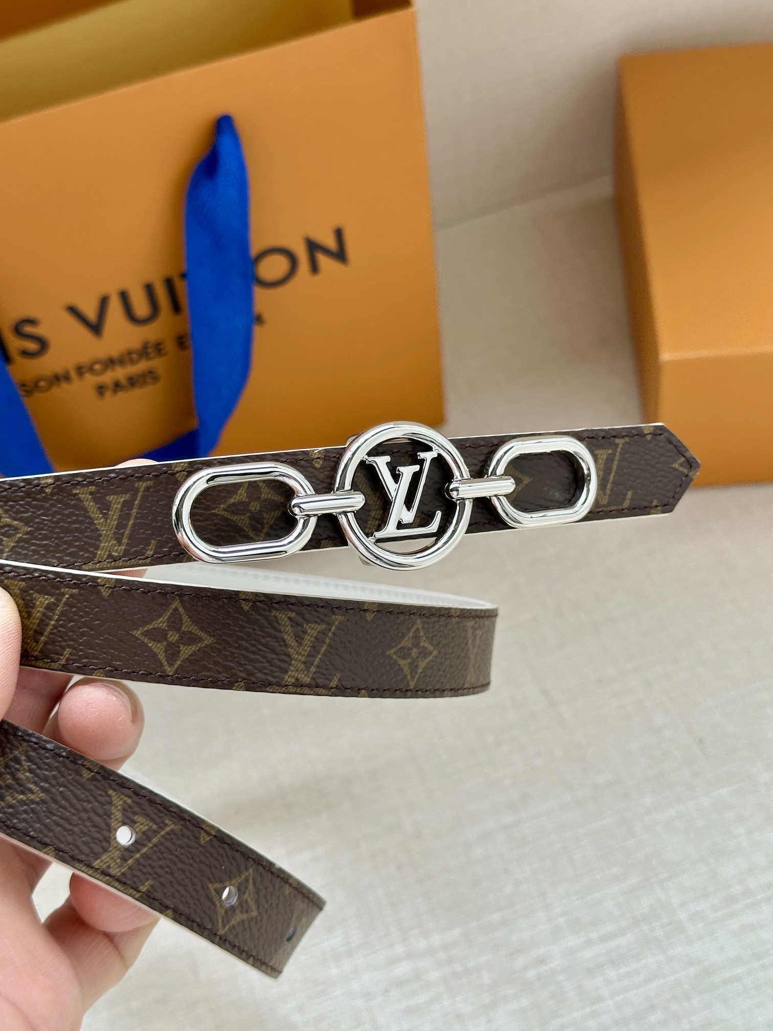 [TOP] Louis Vuitton LV Trio Reversible Belt - 2.0CM