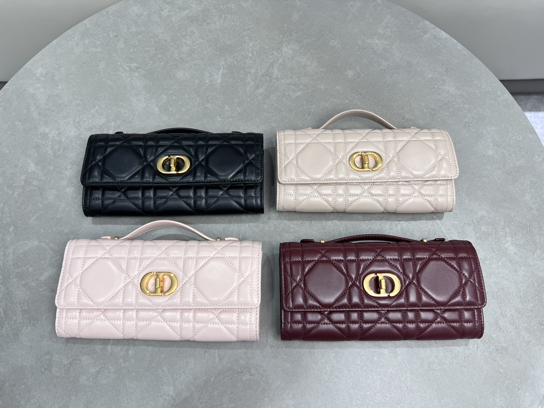 [TOP] Christian Dior Miss Caro Top Handle Bag Sheepskin 24x12x4cm - 4 Colors