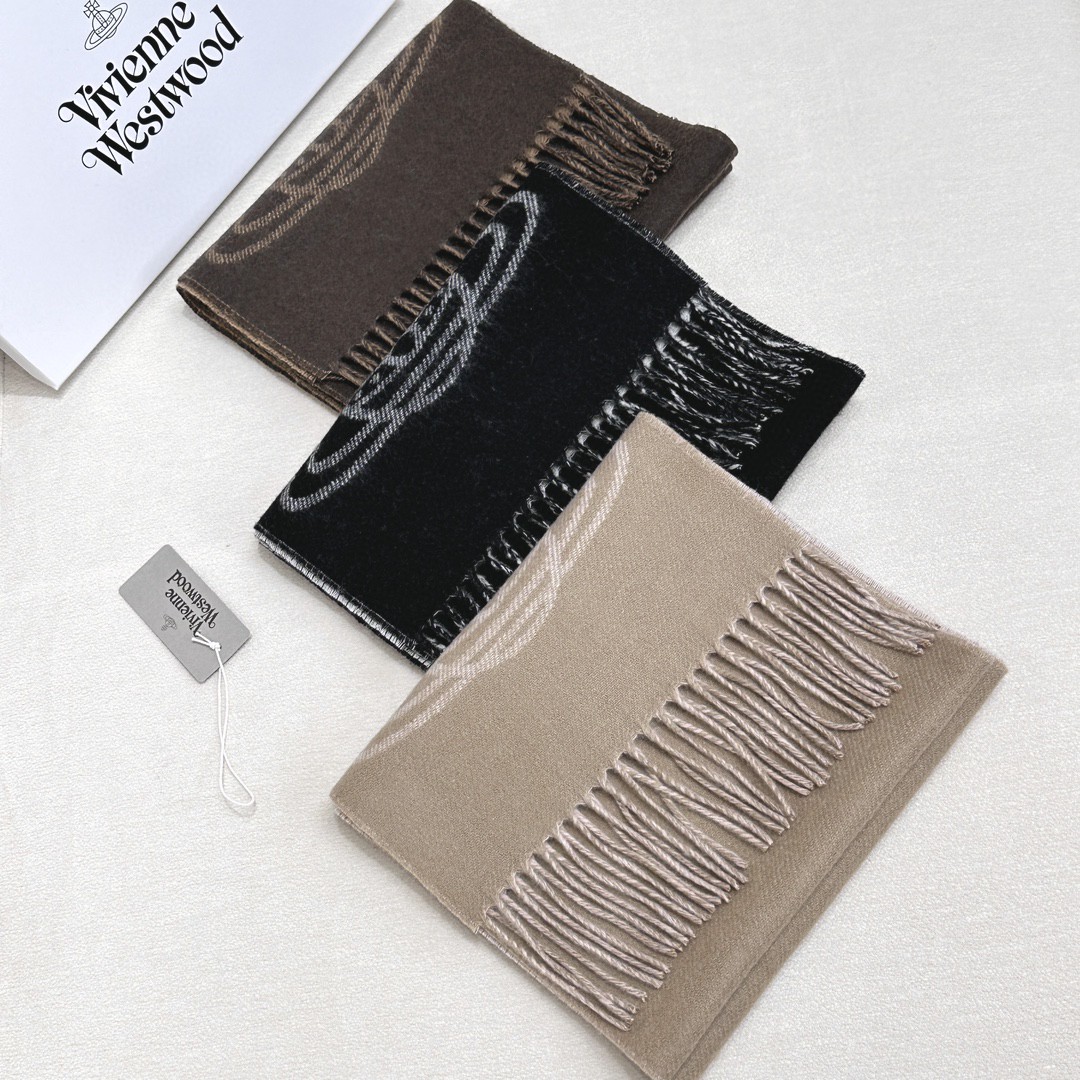 [TOP] Vivienne Westwood Scarf 185*27cm- 3 Colors