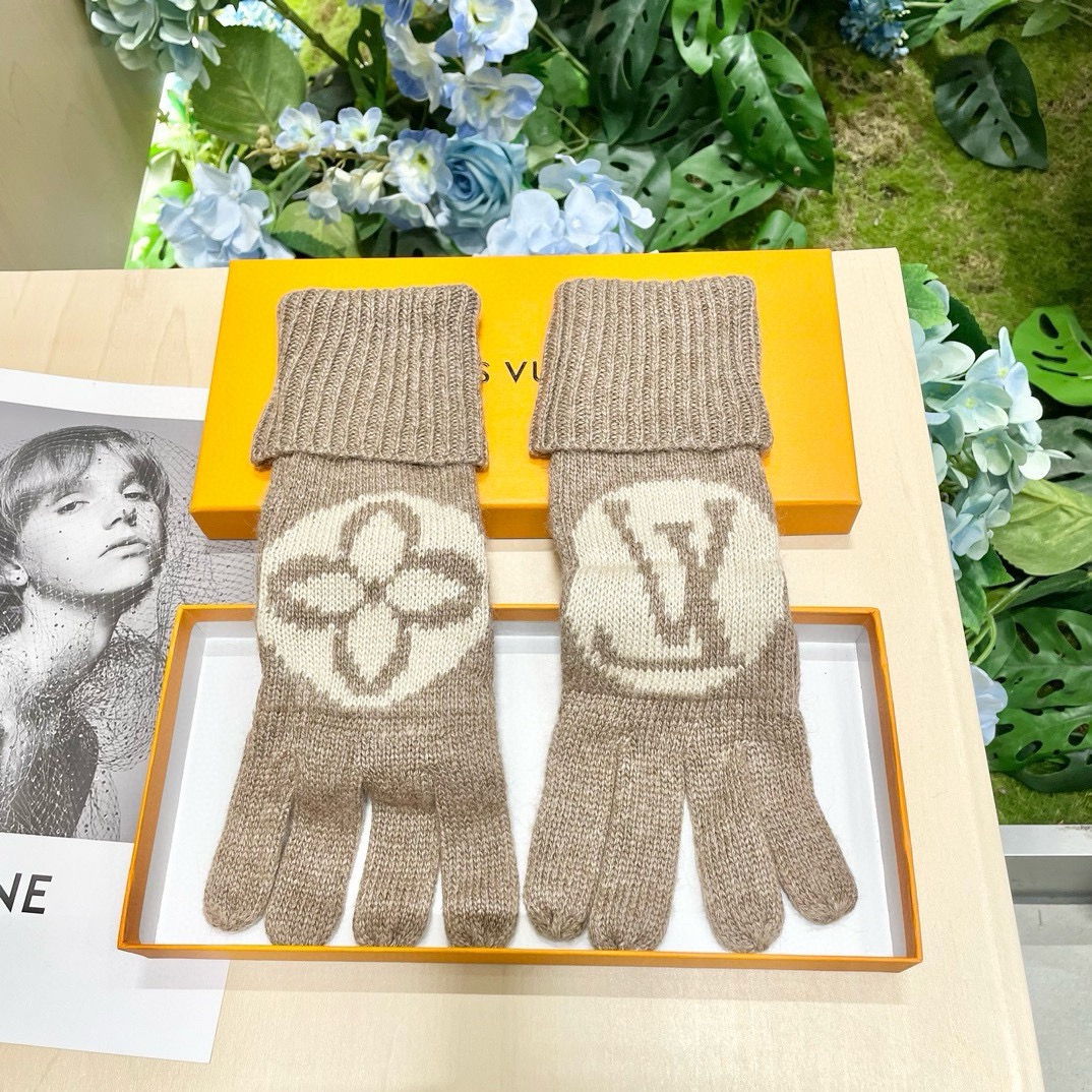 [TOP] Louis Vuitton LV  Gloves-4 Colors