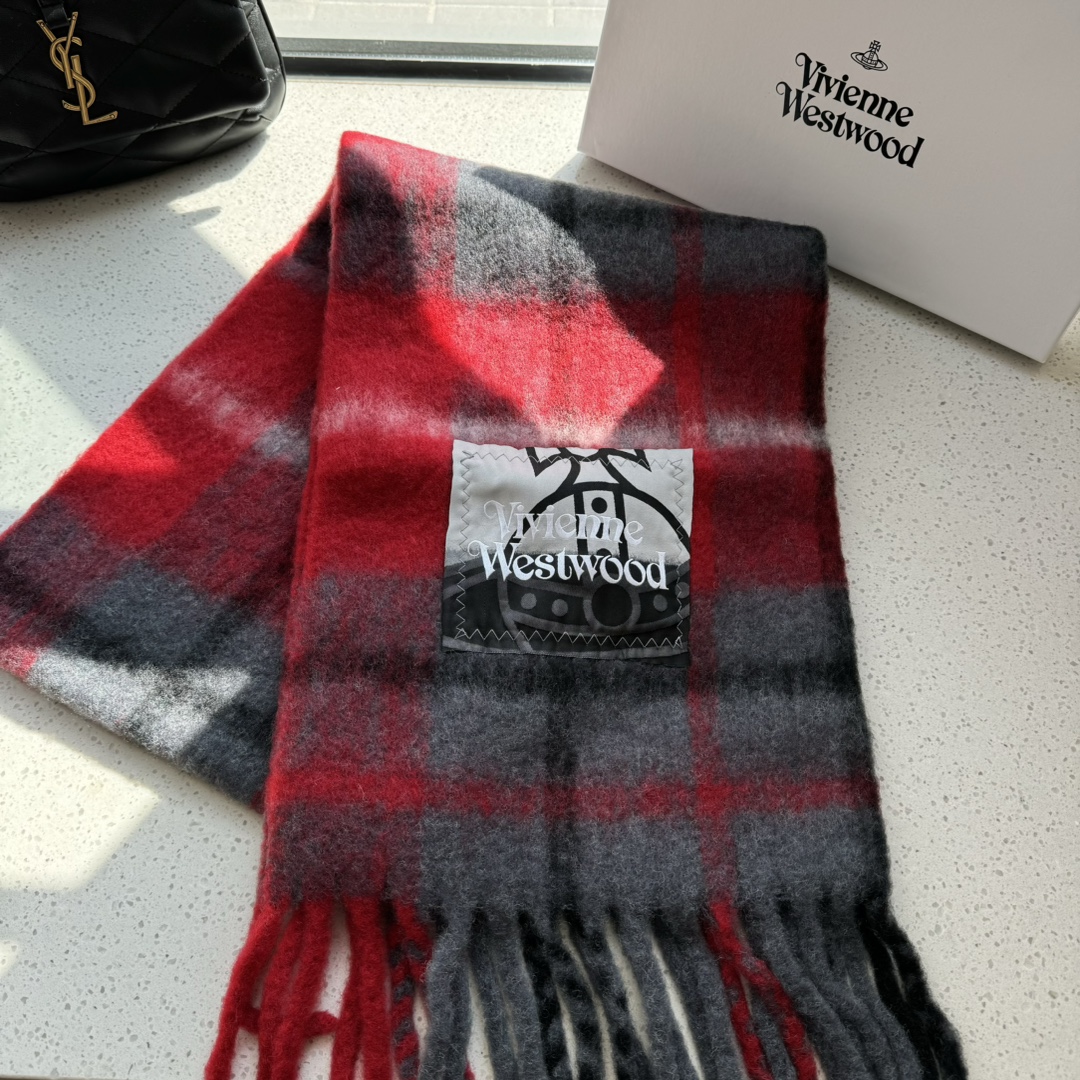 [TOP] Vivienne Westwood Scarf 30*180cm- 3 Colors