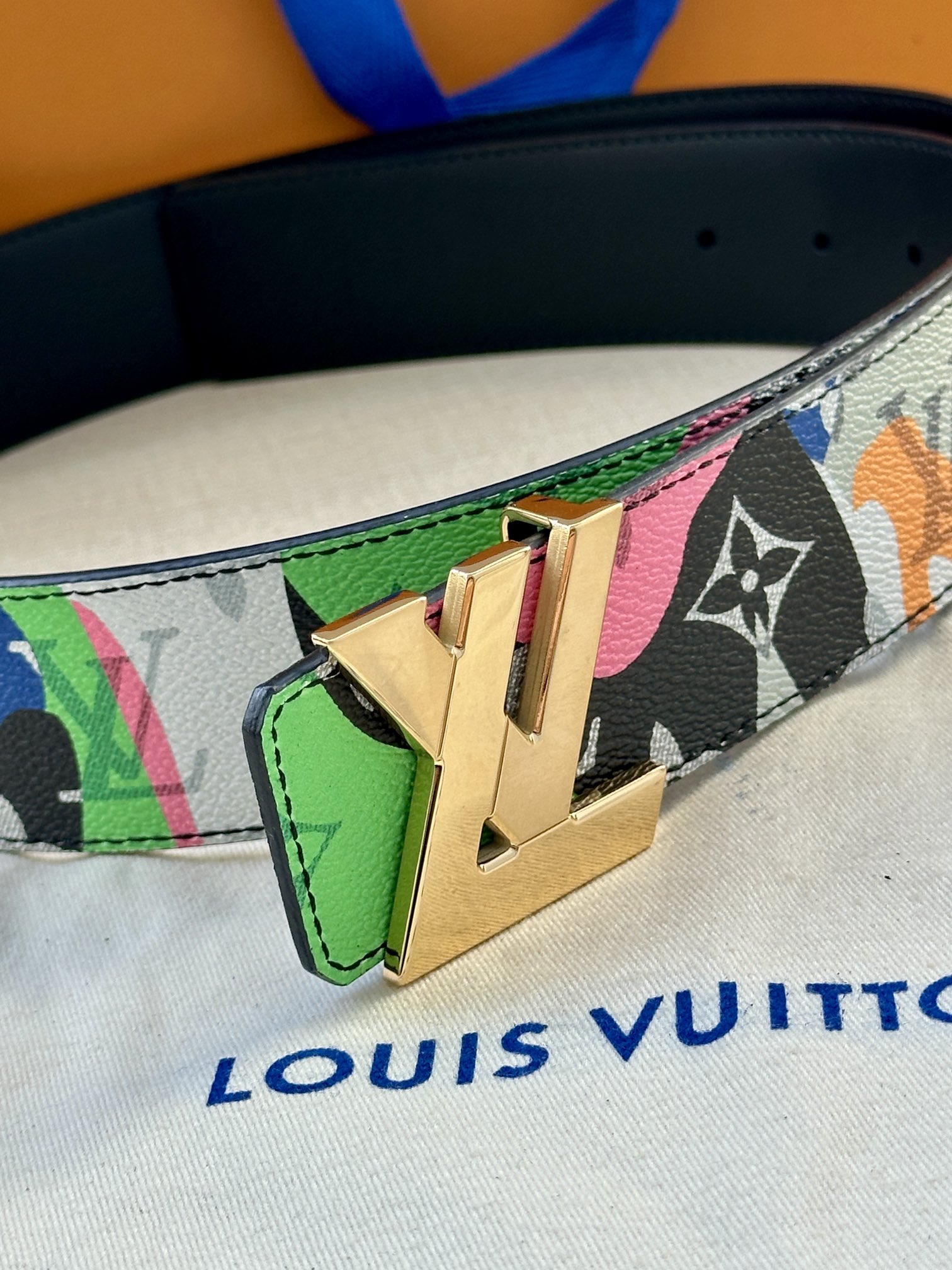 [TOP] Louis Vuitton LV Initiales Reversible Belt - 4.0CM