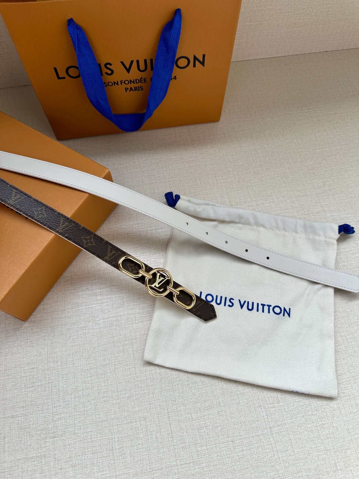 [TOP] Louis Vuitton LV Trio Reversible Belt - 2.0CM