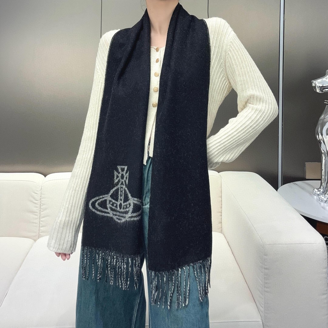 [TOP] Vivienne Westwood Scarf 185*27cm- 3 Colors