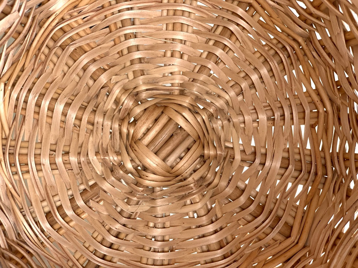 [TOP] CELINE Rattan Woven Basket bag Cow Leather 22*29*21CM - Apricot &Brown