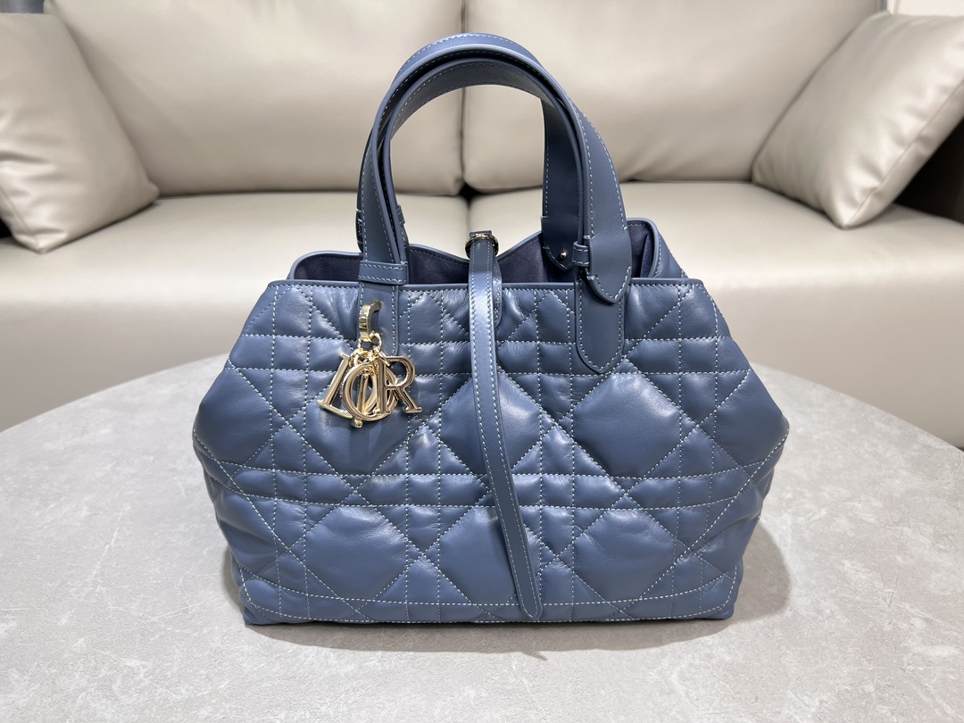 [TOP] Christian Dior Dior Toujours Handbag Cowhide 23*15*15 cm/28.5*21.5*17cm - 5 Colour