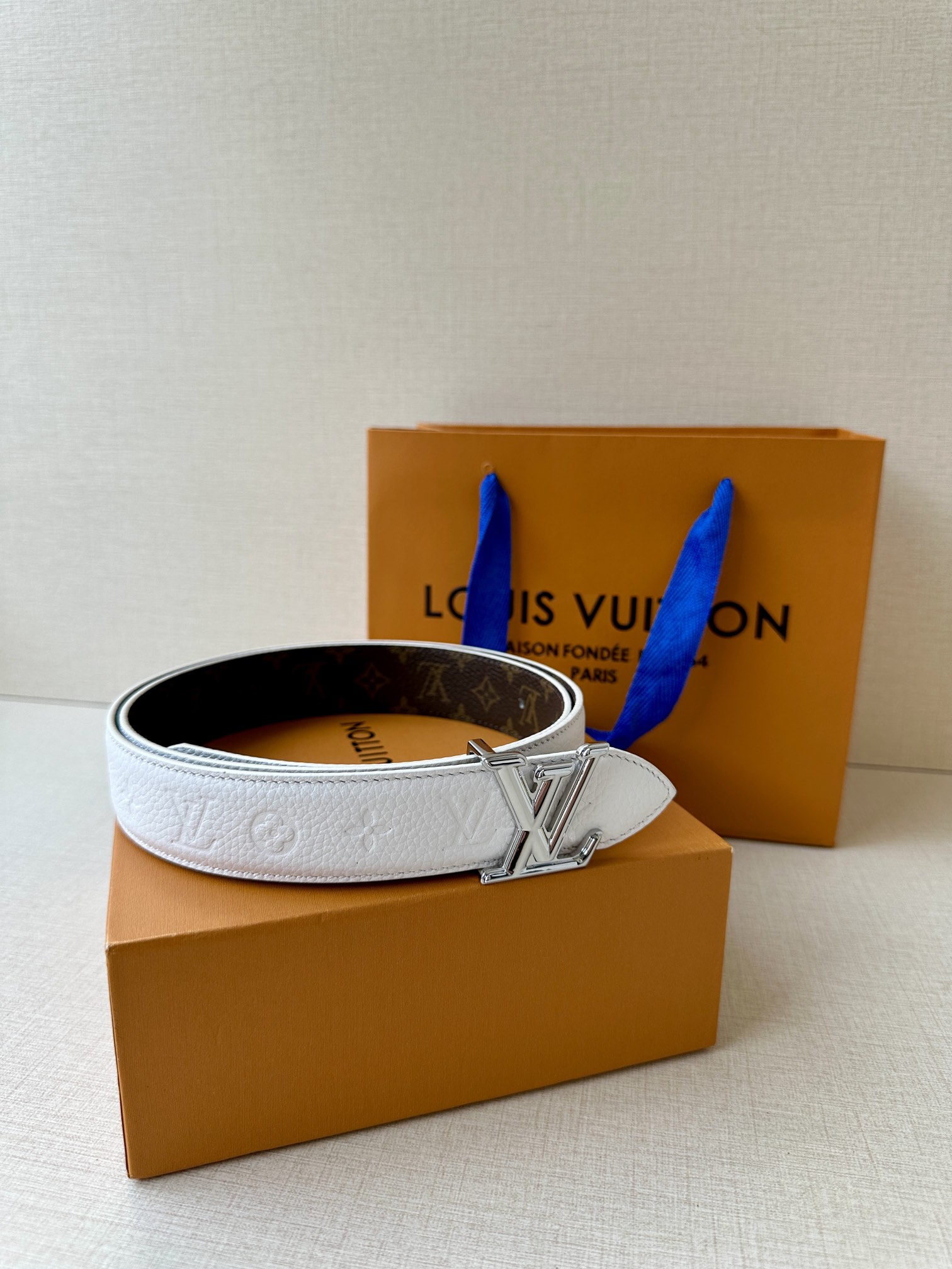[TOP] Louis Vuitton LV Flowergram Reversible Belt - 3.0CM