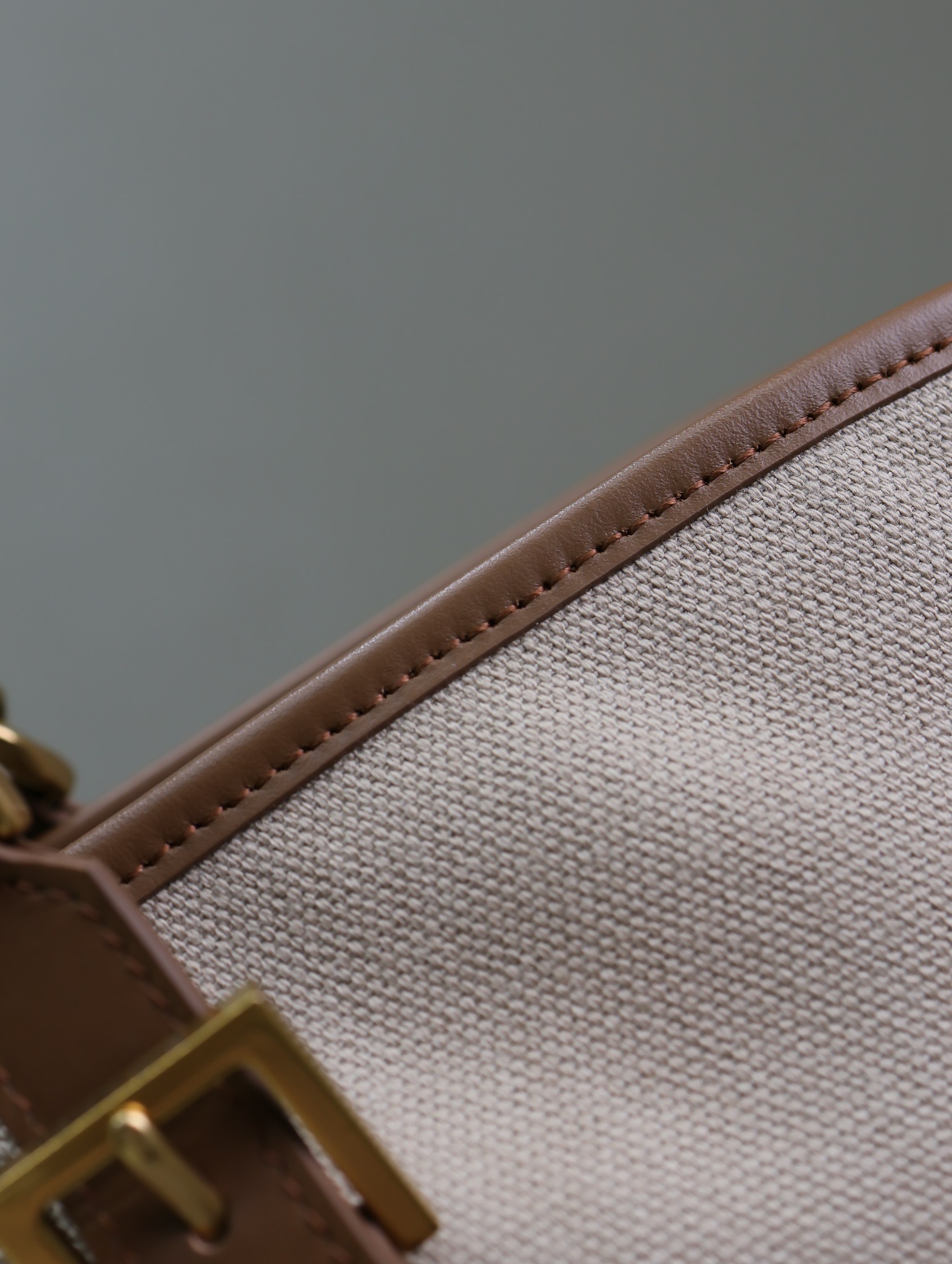 [TOP] Yves Saint Laurent YSL Cabas Bag 25-47×30×25cm - Beige&Brown