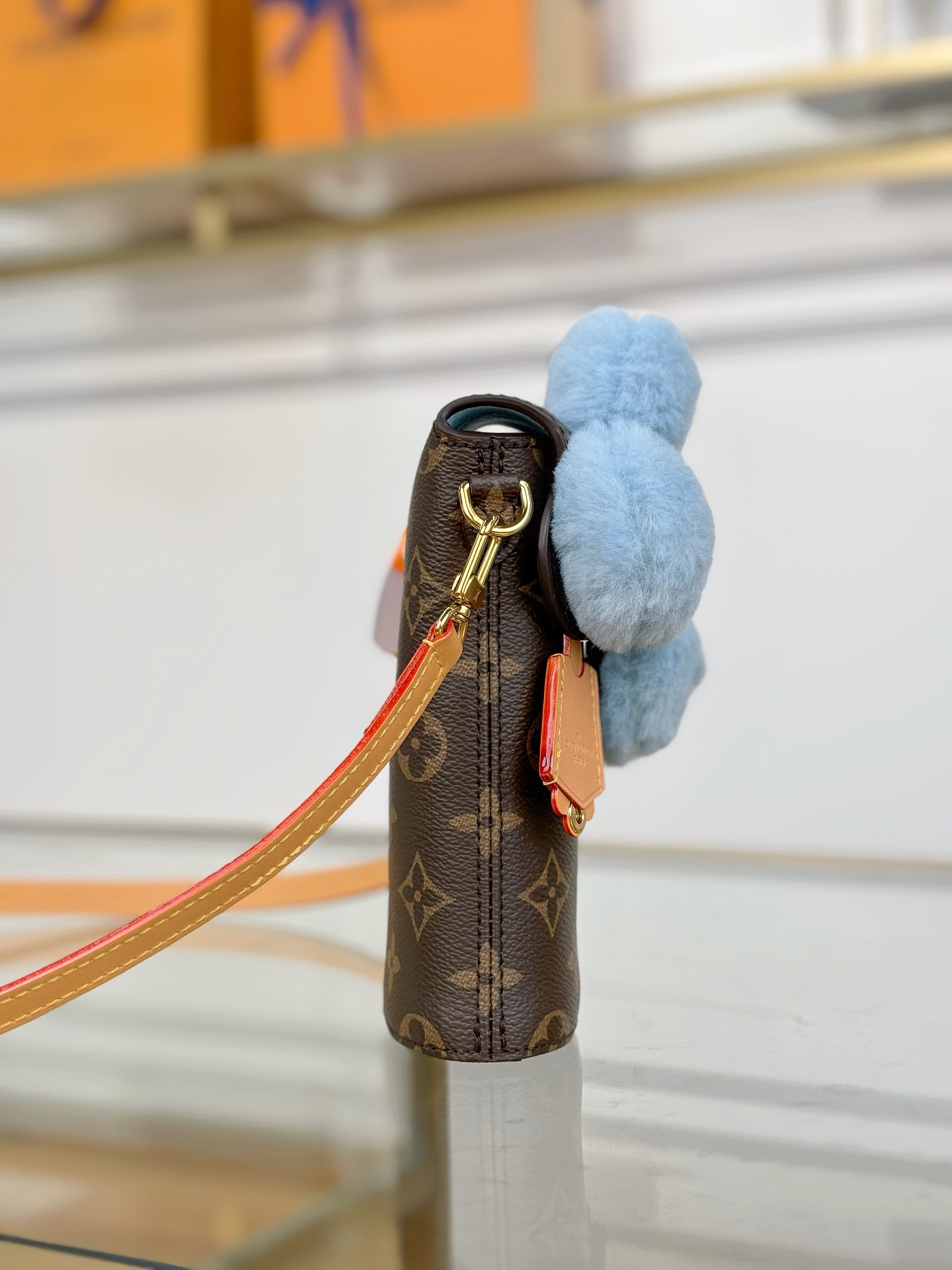 [TOP] Louis Vuitton LV VIVIENNE Mobile Phone Bag 17.5x4.5x10cm - Brown