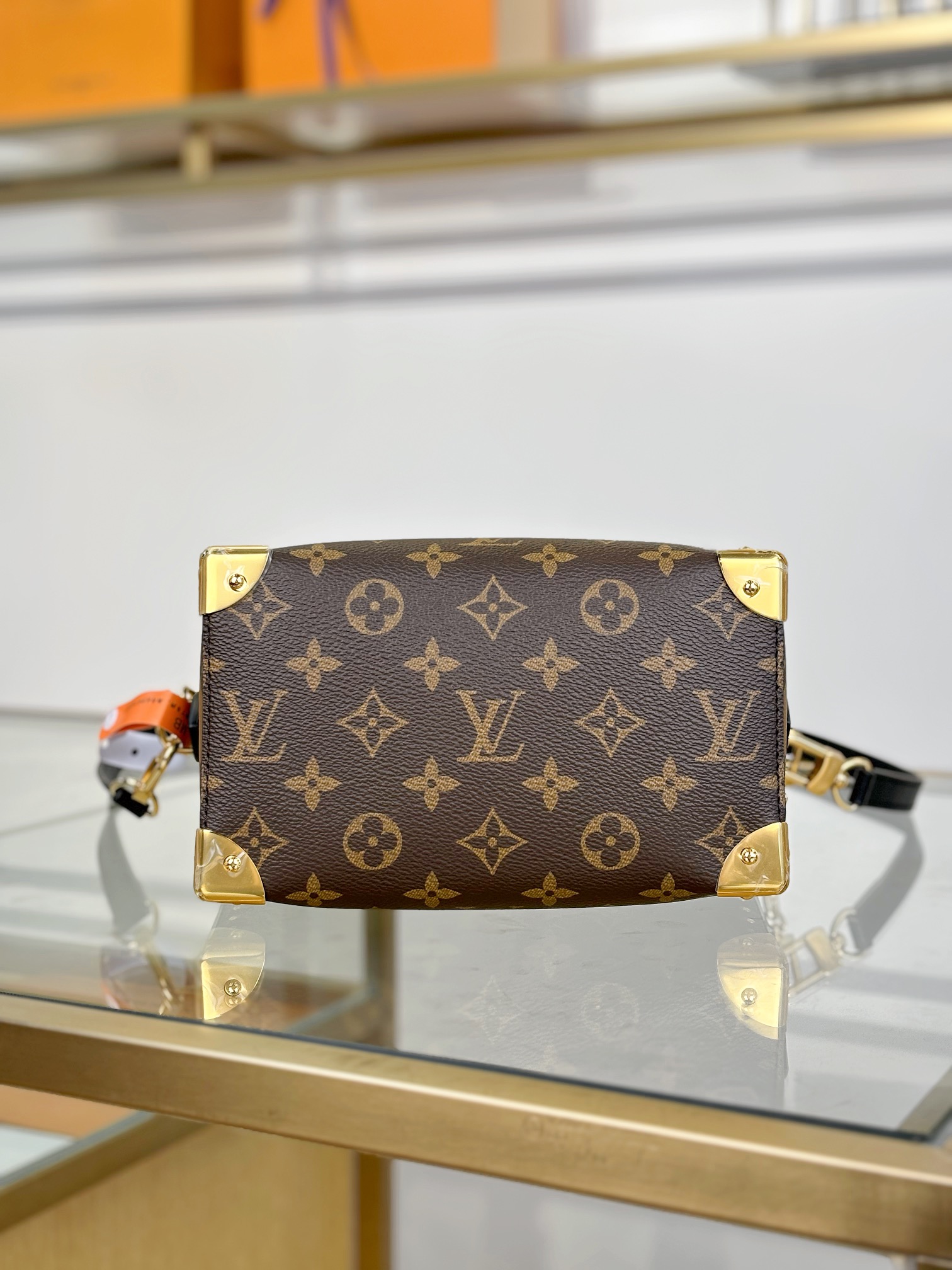 [TOP] Louis Vuitton LV SPEEDY TRUNK 20  Bags 20.5x13.5x11cm  - Brown