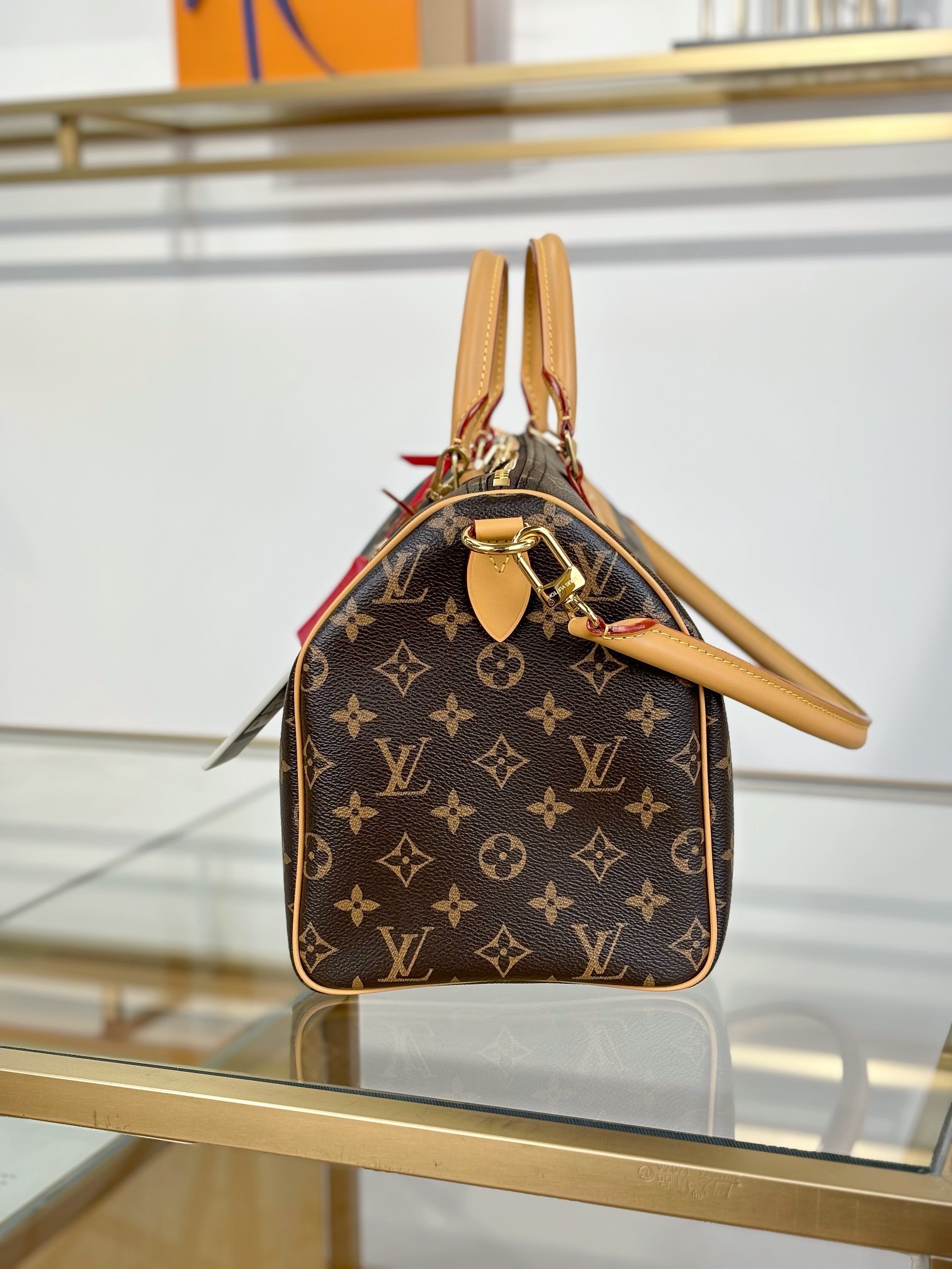 [TOP] Louis Vuitton LV SPEEDY SOFT 30 CRAFTY  Bags 30x21x17cm - Brown