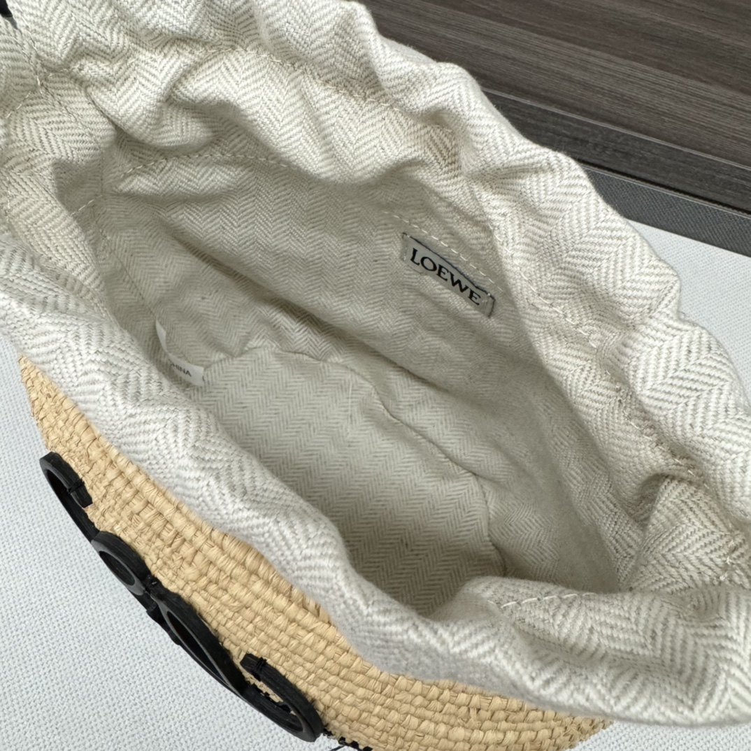 [TOP] LOEWE Cowhide Oneycomb Basket Handbag 22*12*22CM - 2 Colour